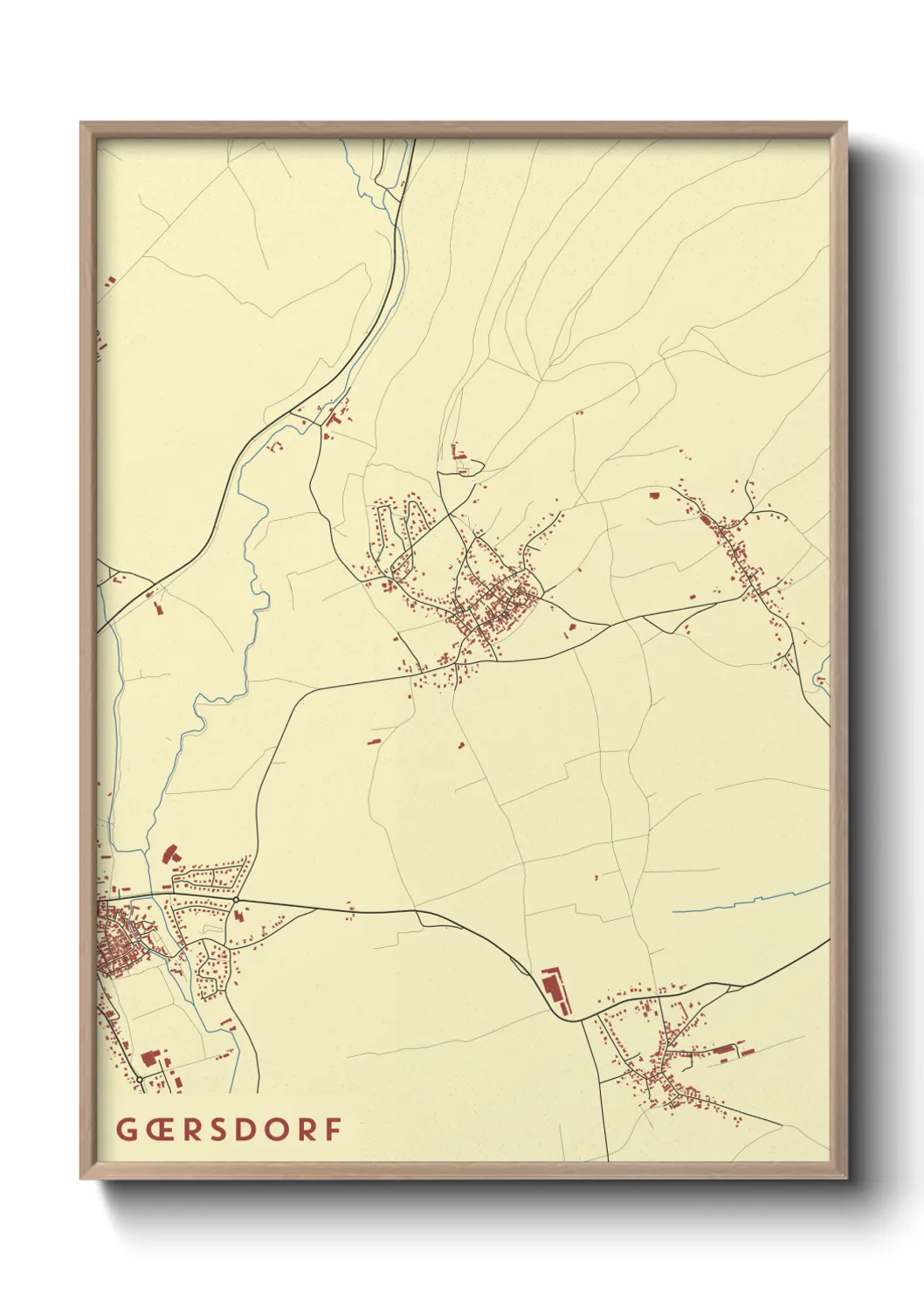 Un poster carteGœrsdorf