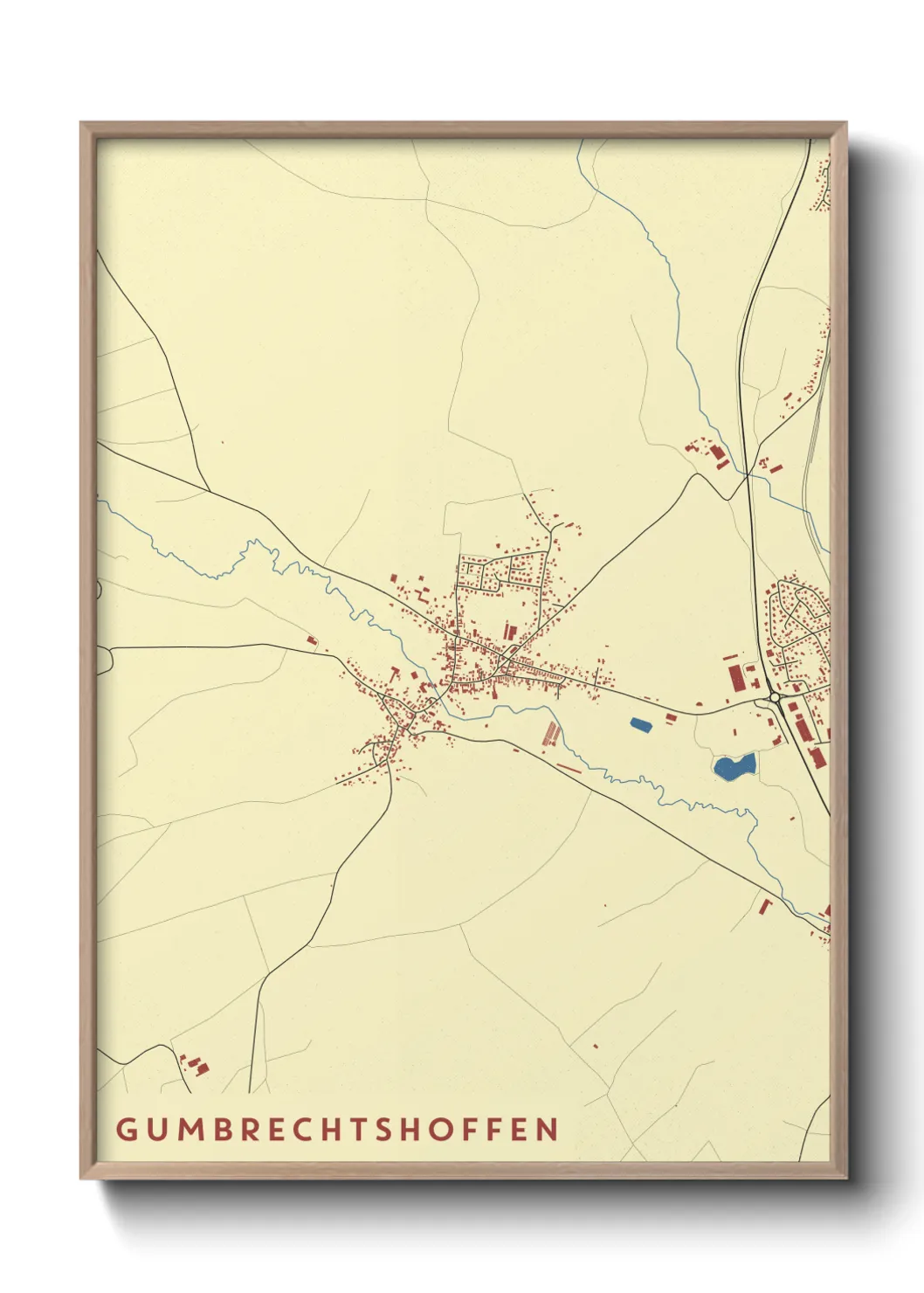 Un poster carteGumbrechtshoffen