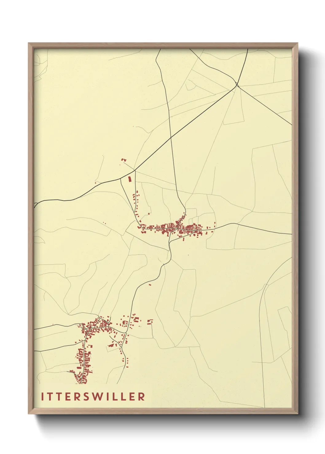 Un poster carteItterswiller