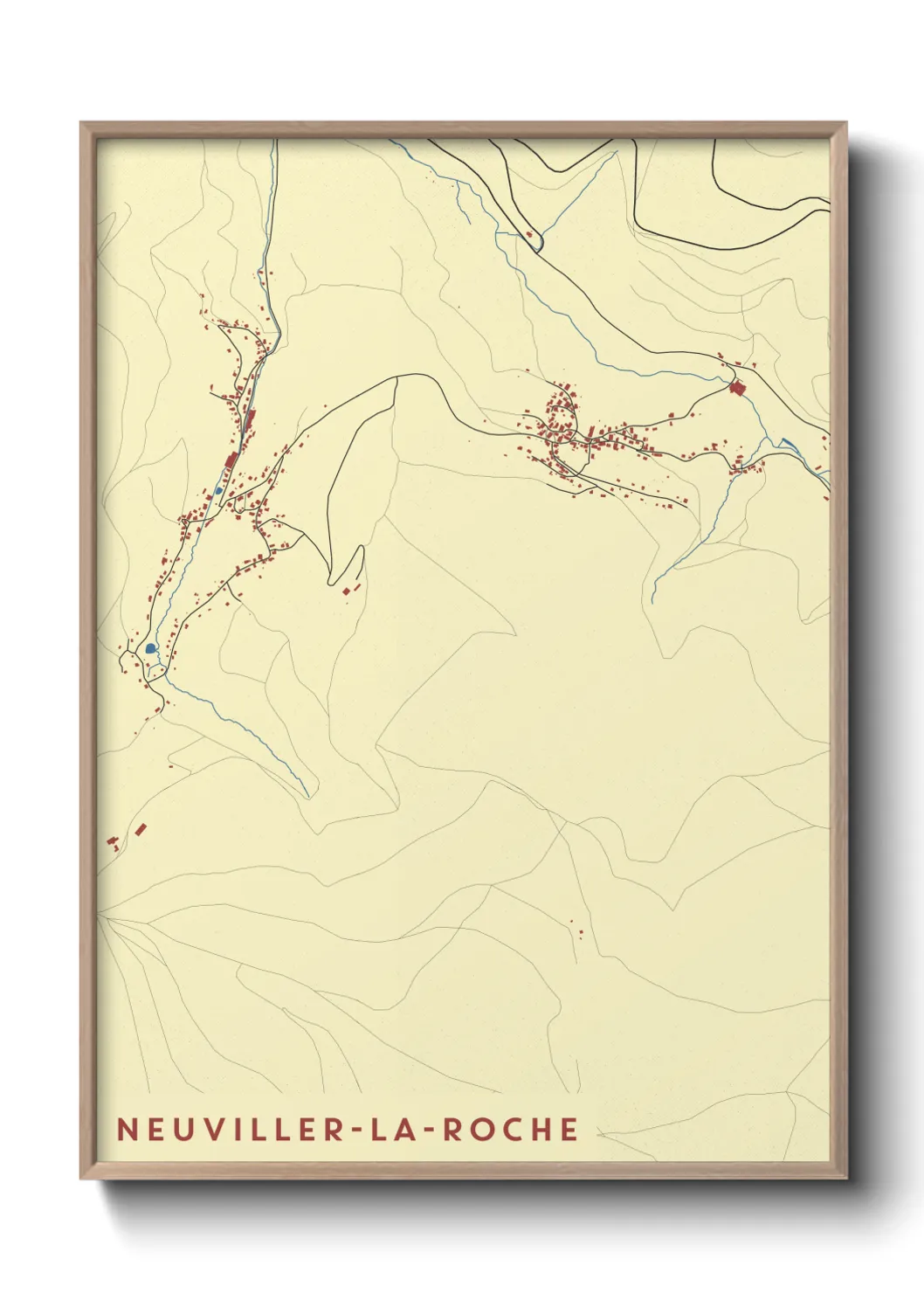Un poster carteNeuviller-la-Roche