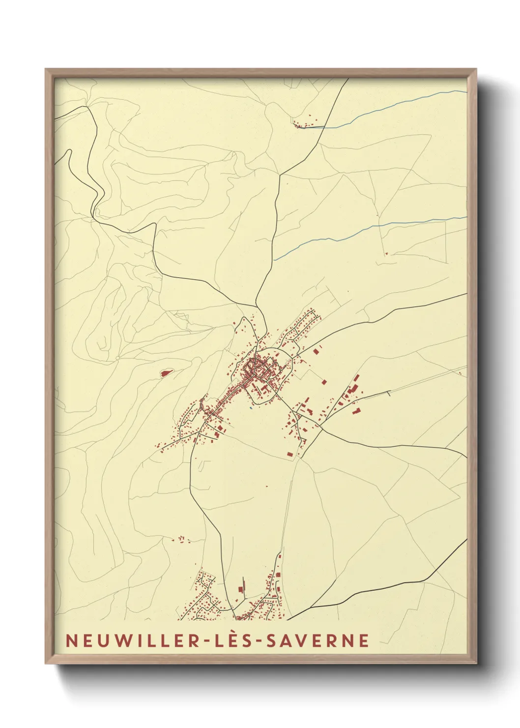 Un poster carteNeuwiller-lès-Saverne