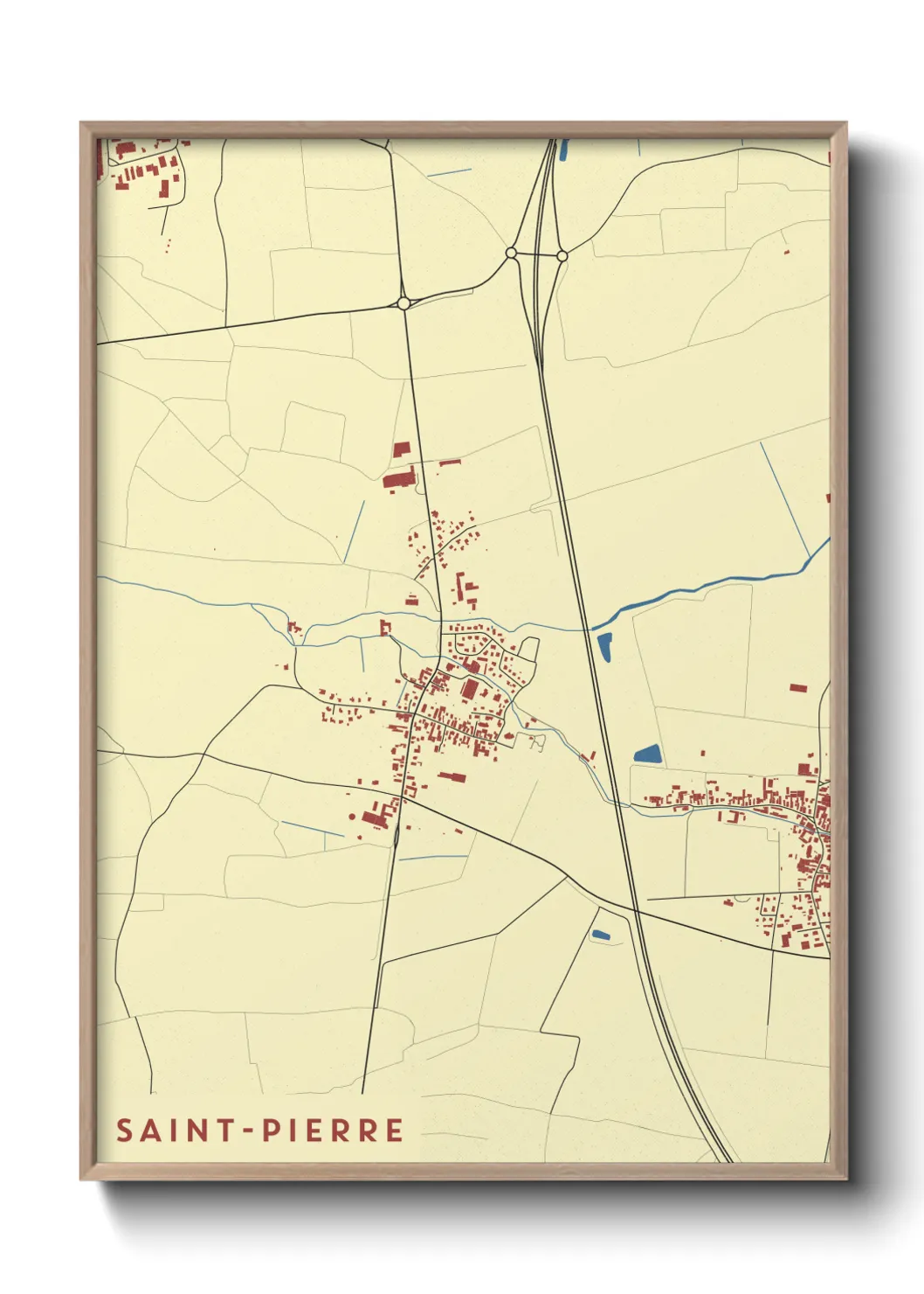 Un poster carteSaint-Pierre