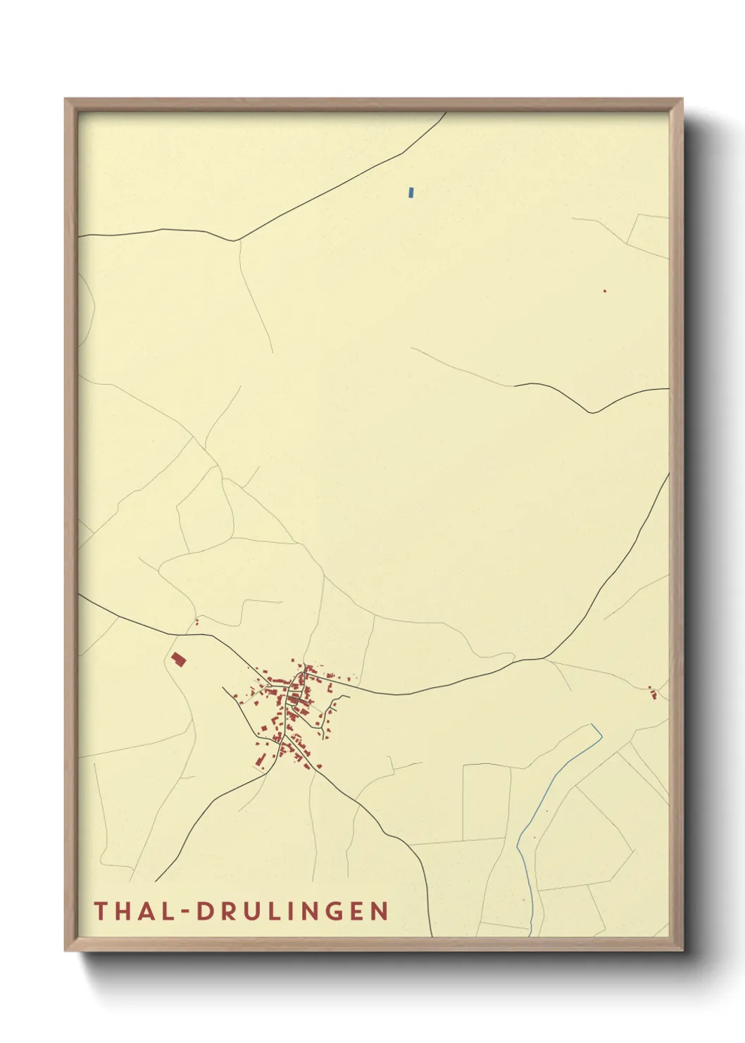 Un poster carteThal-Drulingen