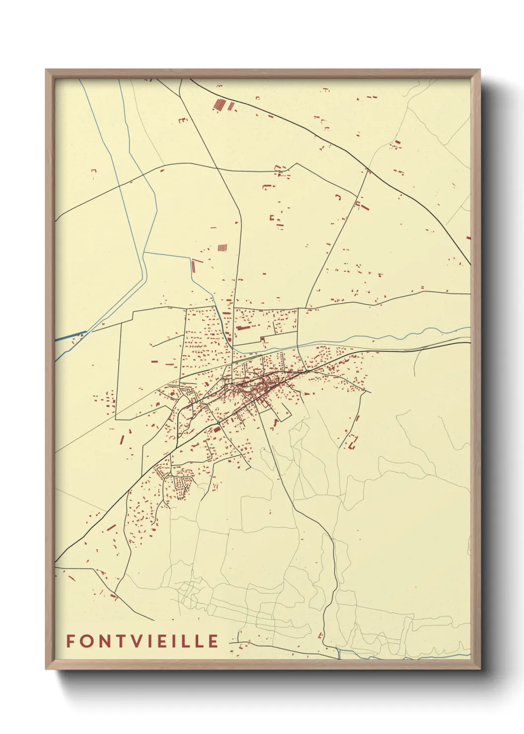 Un poster carteFontvieille