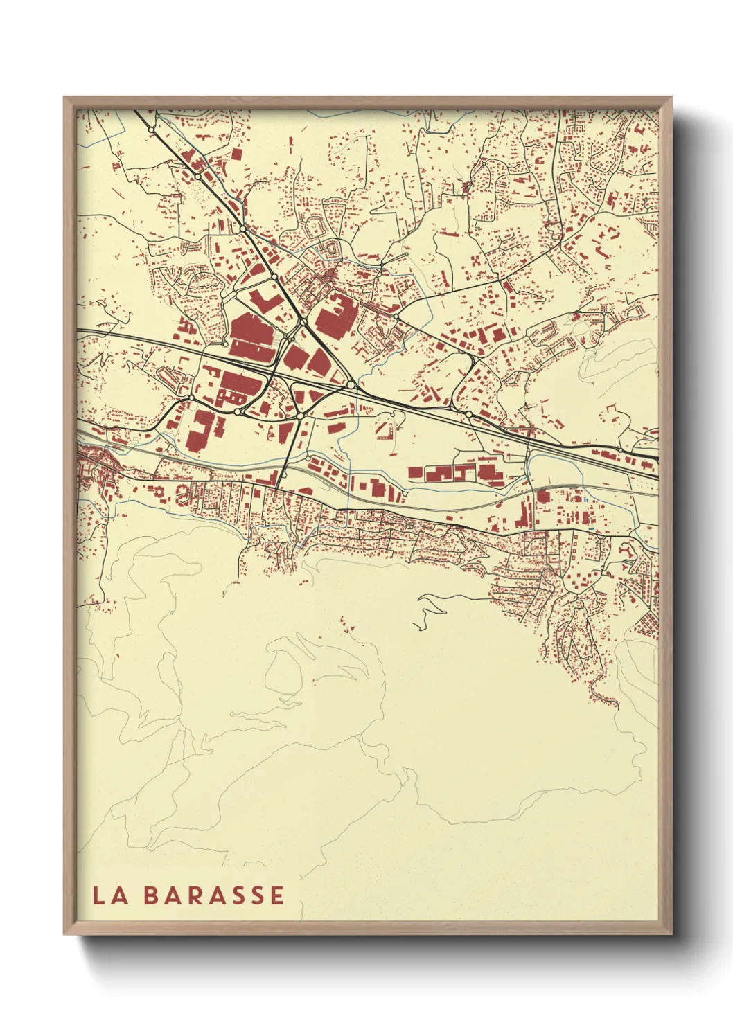 Un poster carteLa Barasse