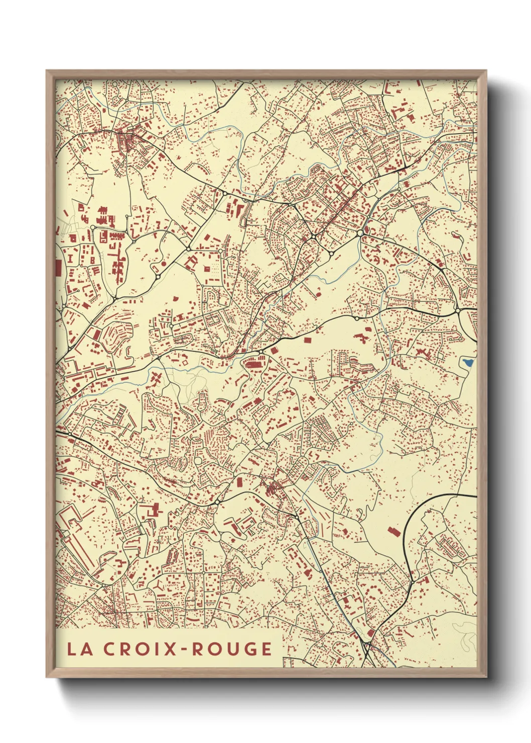 Un poster carteLa Croix-Rouge