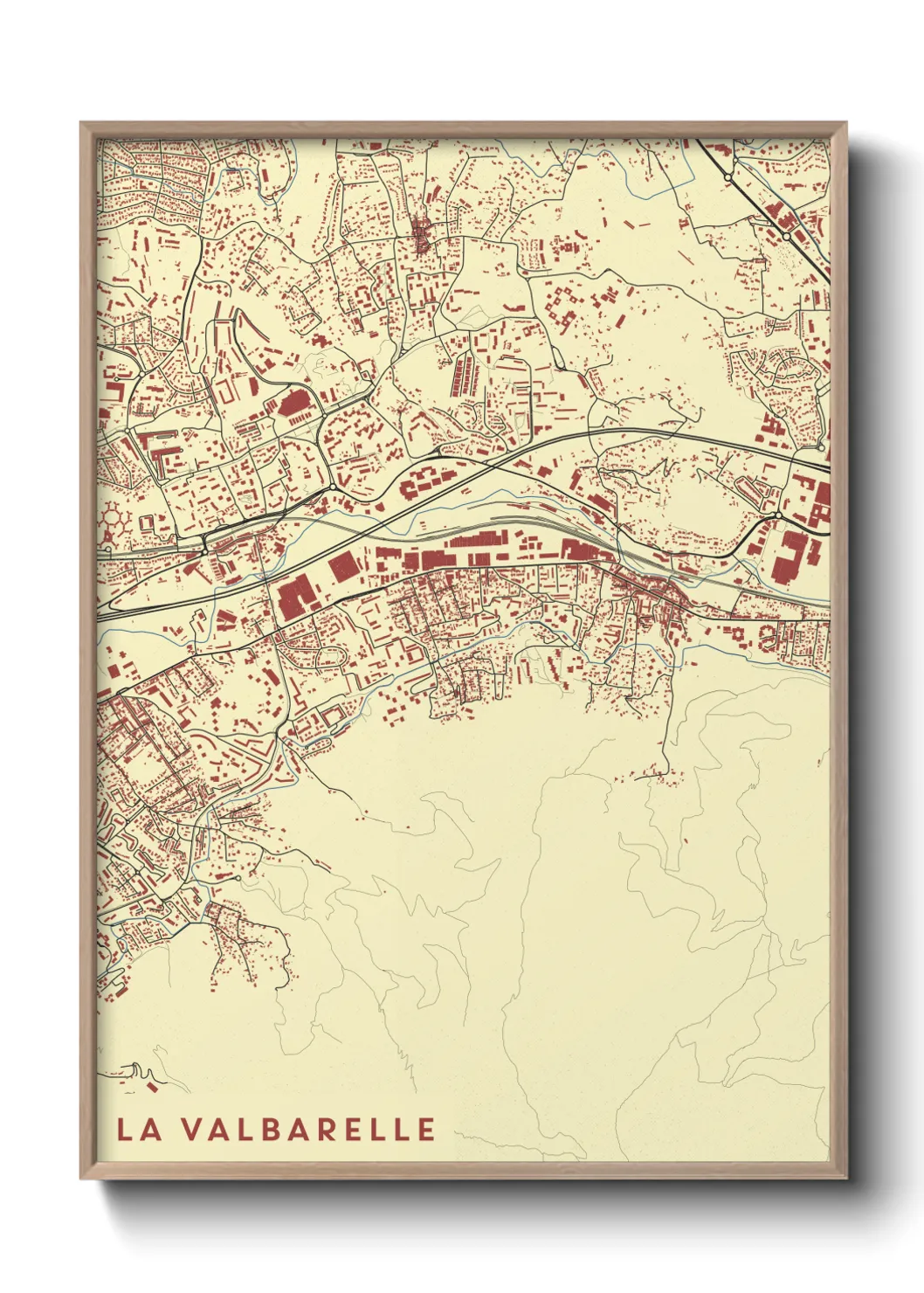 Un poster carteLa Valbarelle