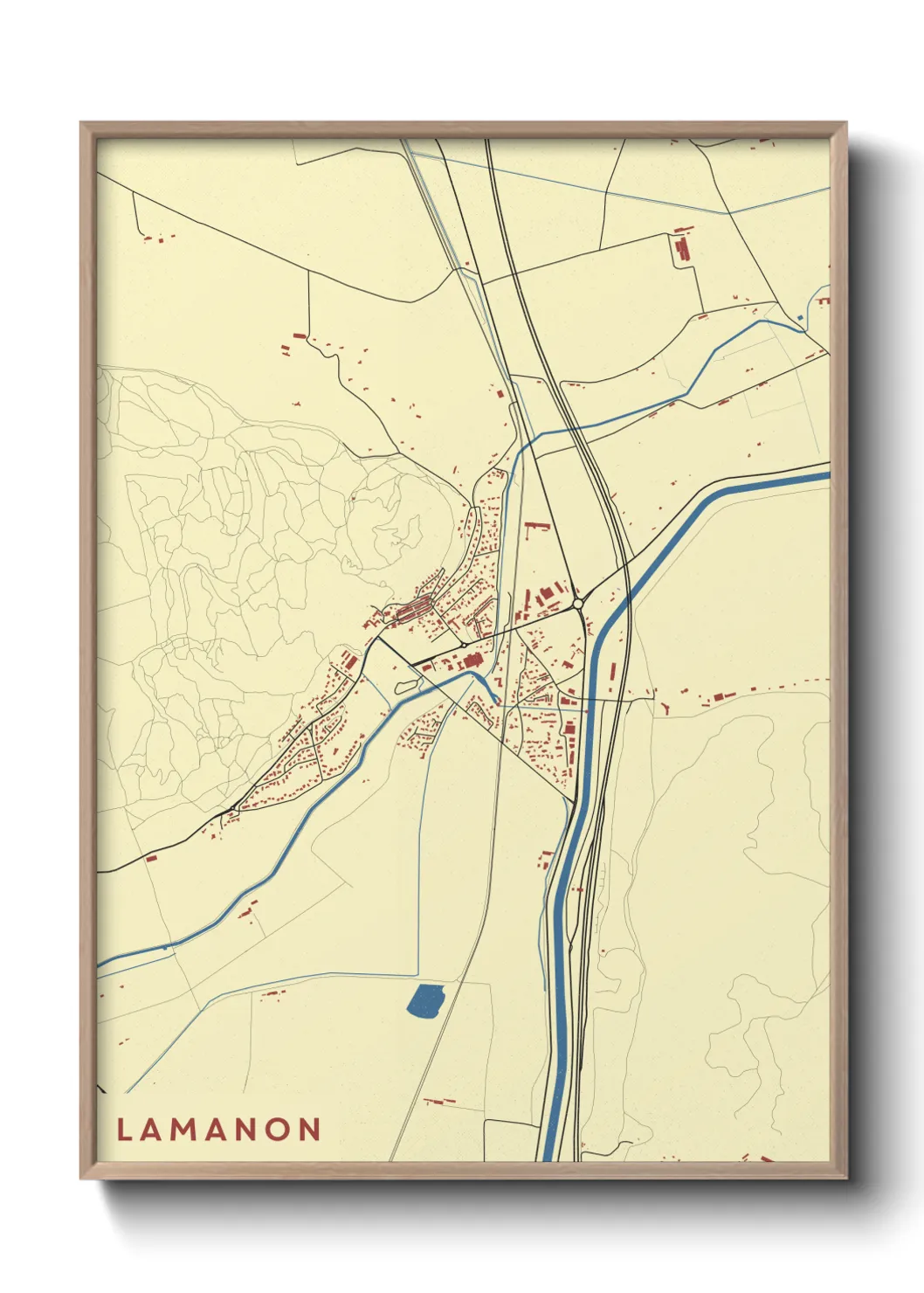 Un poster carteLamanon