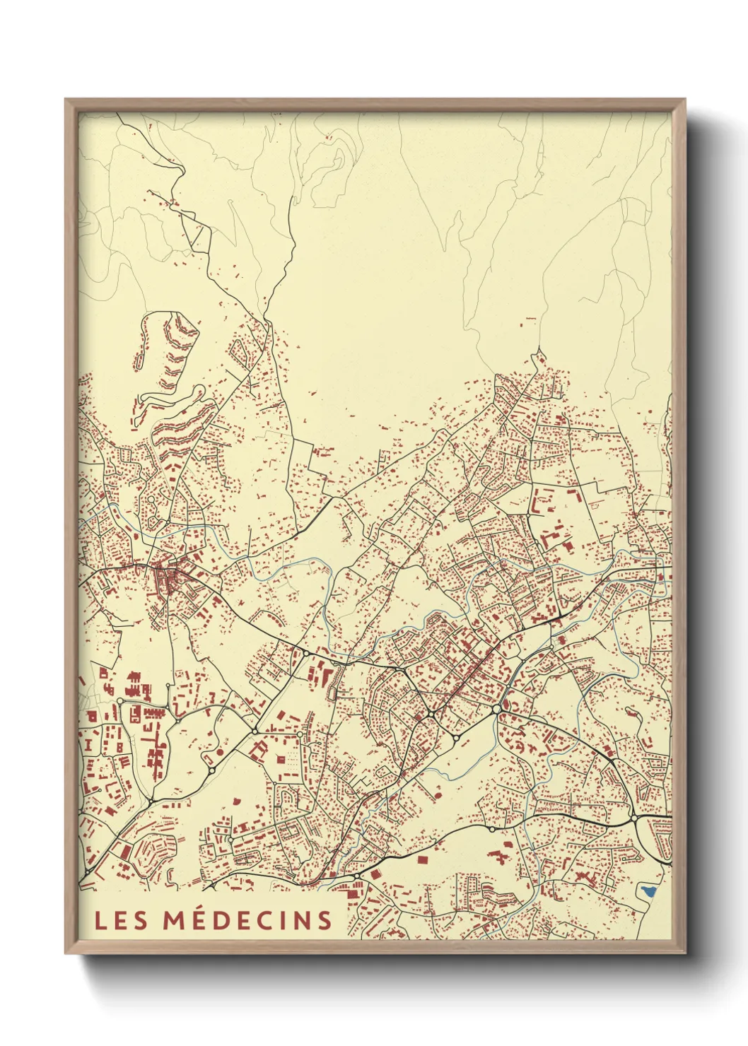 Un poster carteLes Médecins