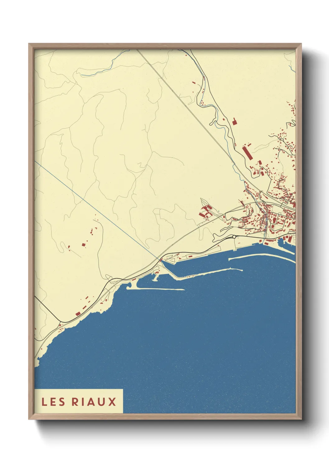 Un poster carteLes Riaux