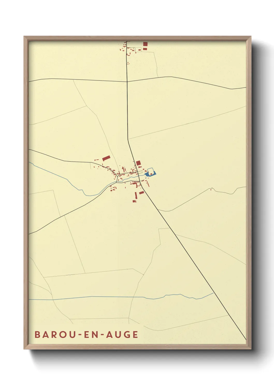 Un poster carteBarou-en-Auge