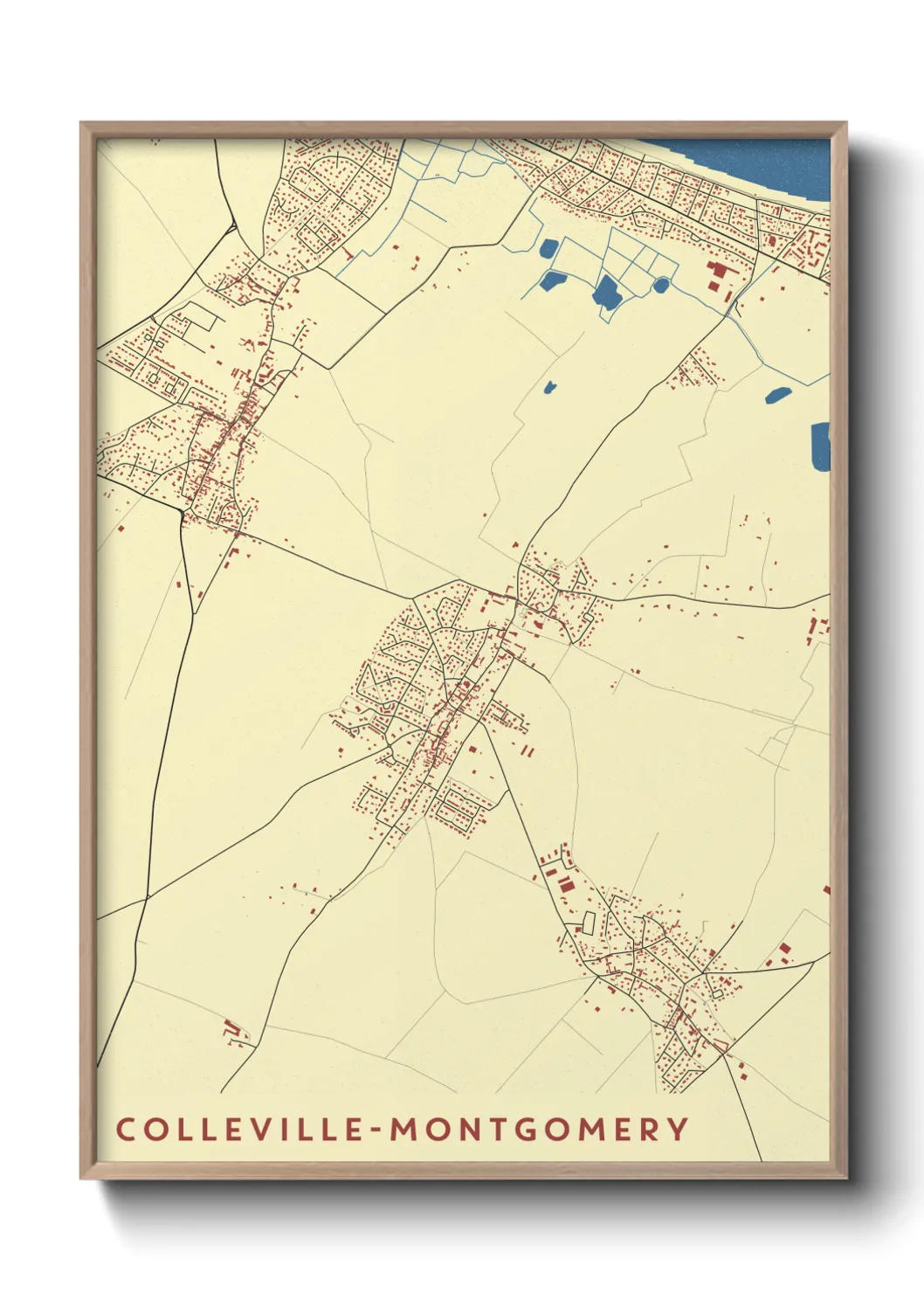 Un poster carteColleville-Montgomery