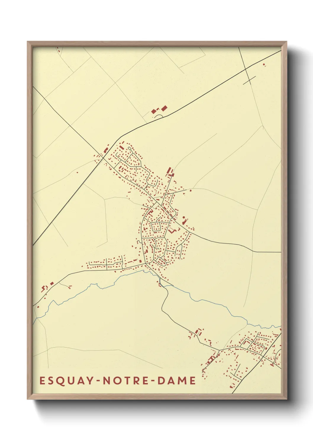 Un poster carteEsquay-Notre-Dame
