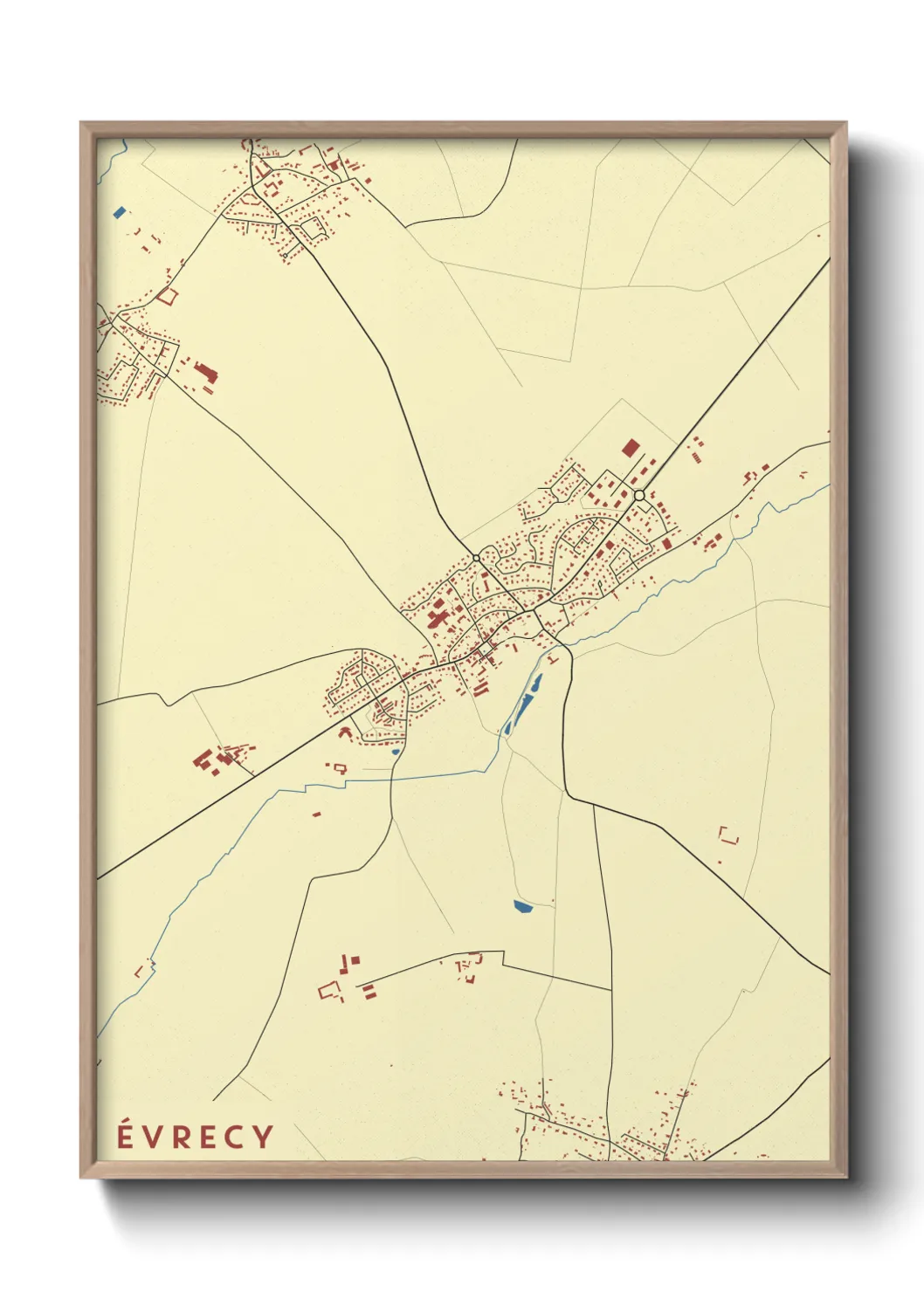 Un poster carteÉvrecy