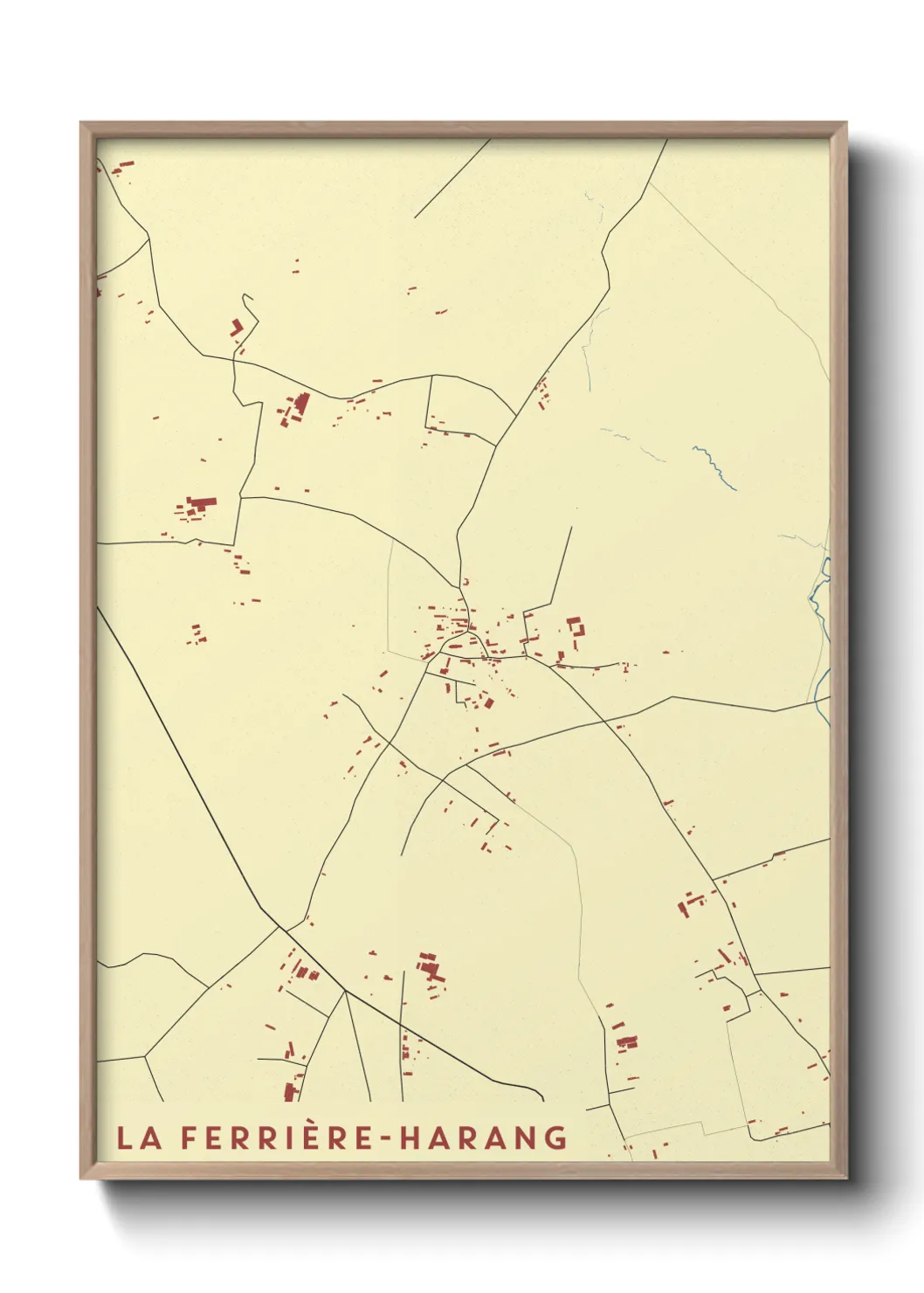 Un poster carteLa Ferrière-Harang