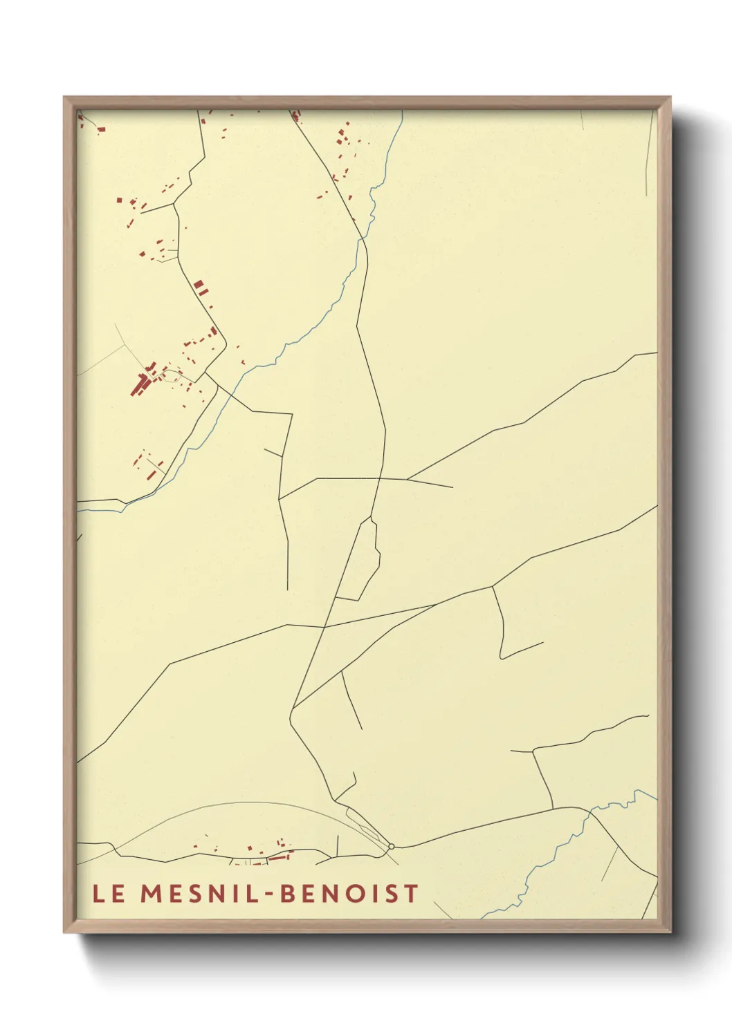 Un poster carteLe Mesnil-Benoist