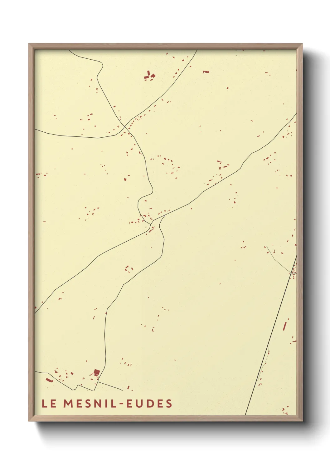 Un poster carteLe Mesnil-Eudes