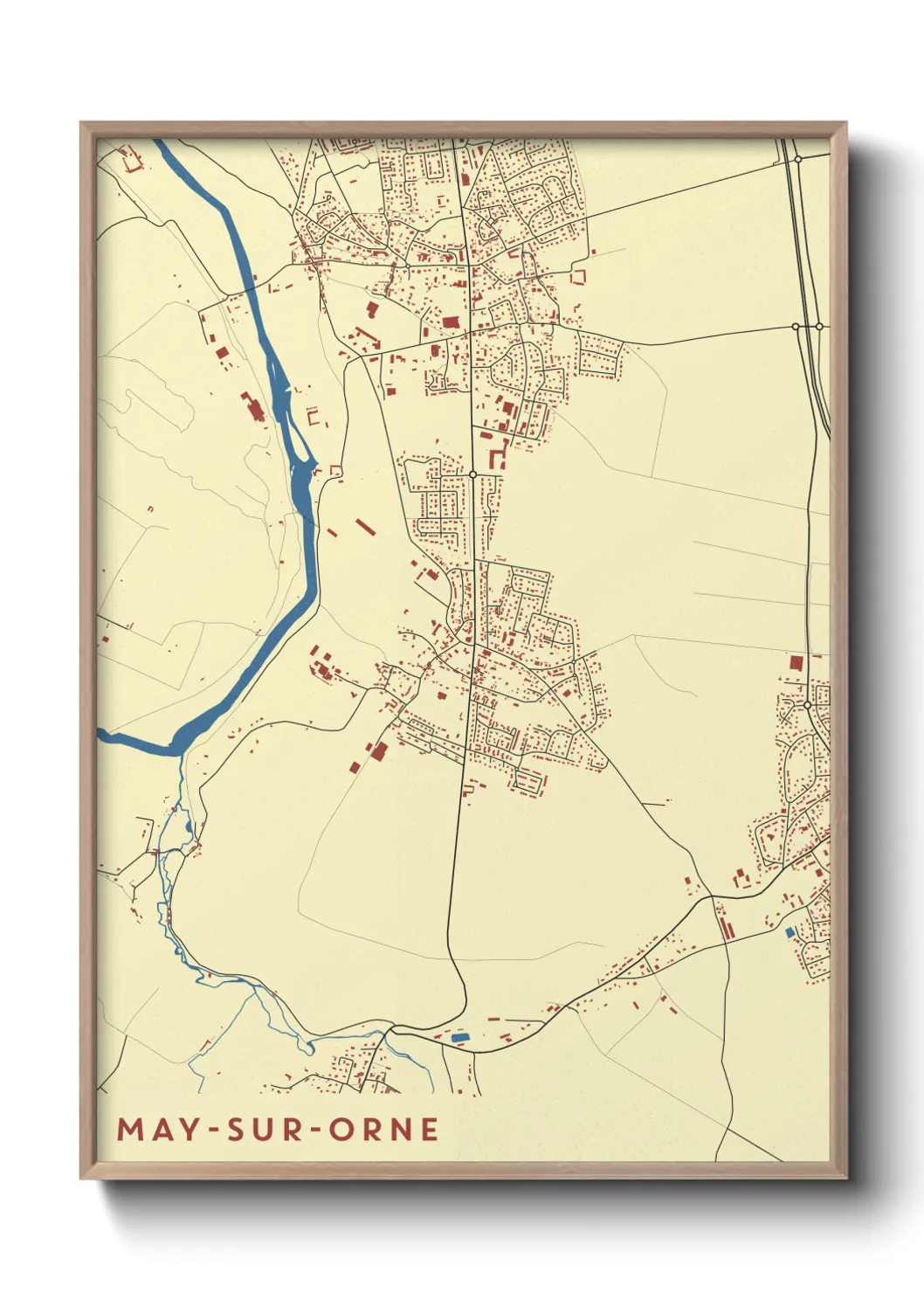 Un poster carteMay-sur-Orne