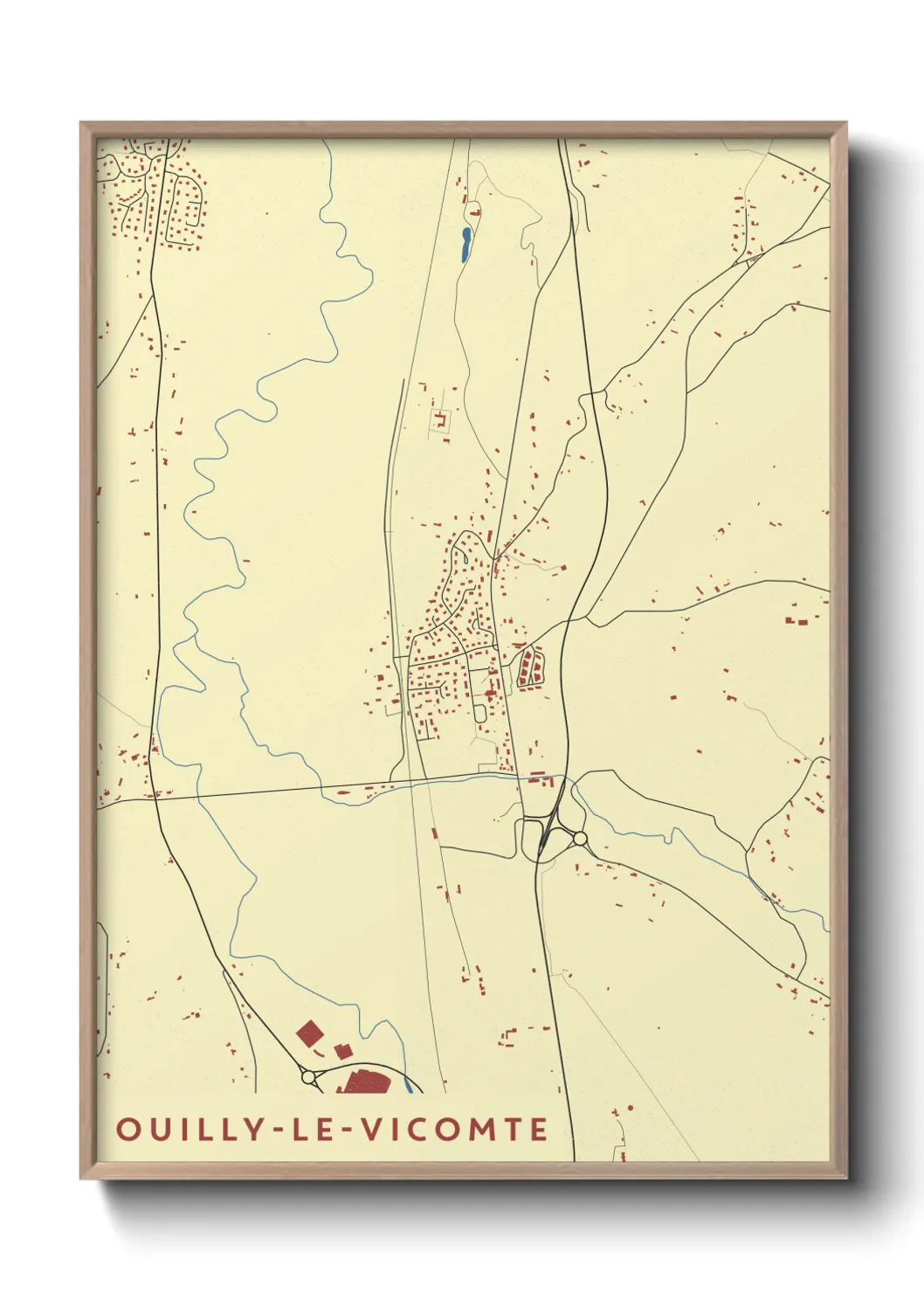 Un poster carteOuilly-le-Vicomte