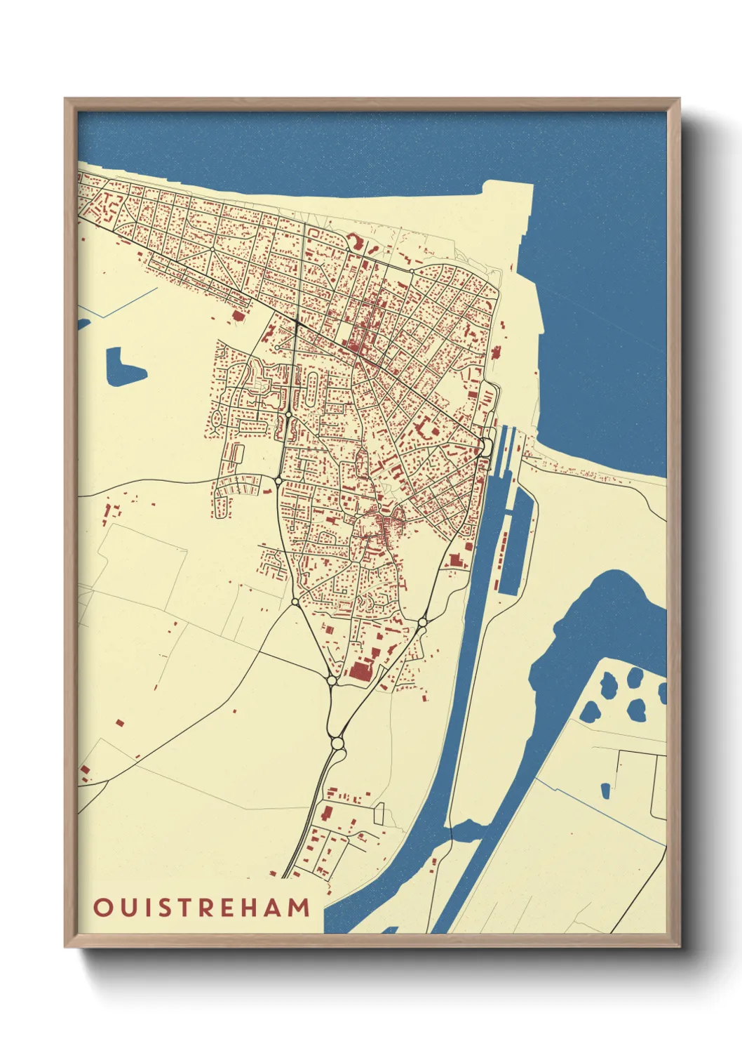 Un poster carteOuistreham