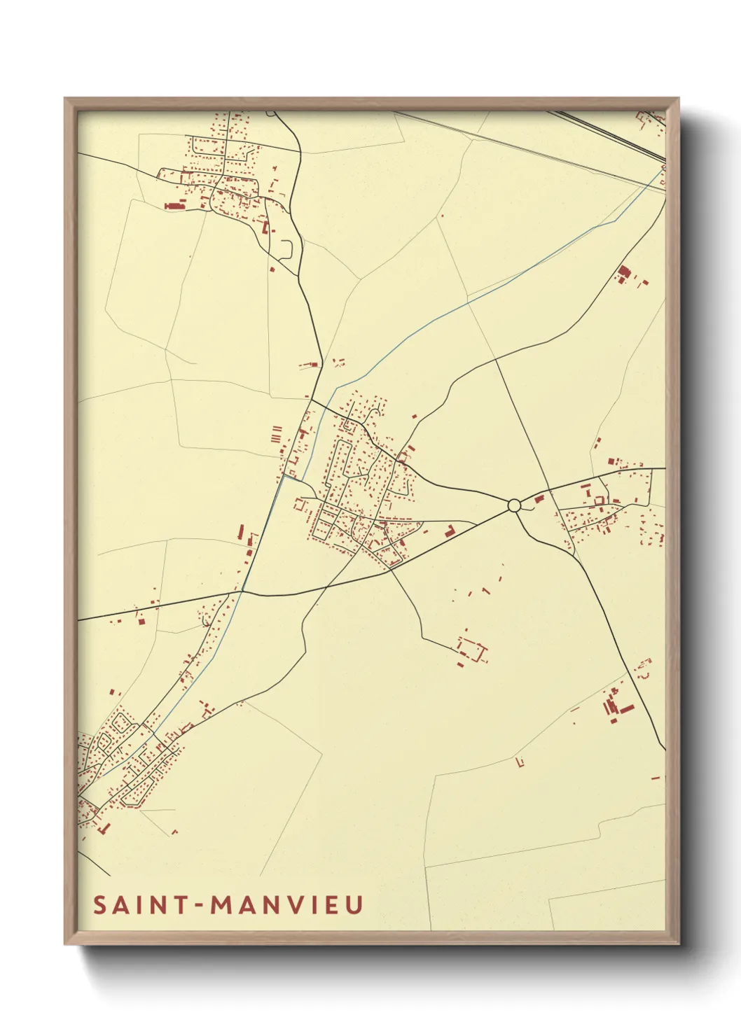 Un poster carteSaint-Manvieu