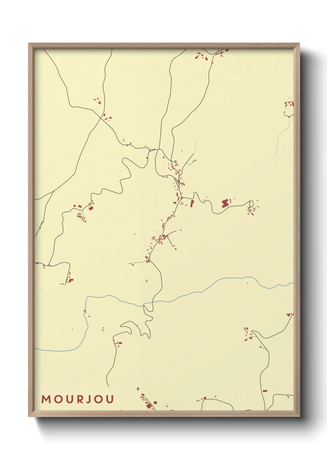 Un poster carteMourjou