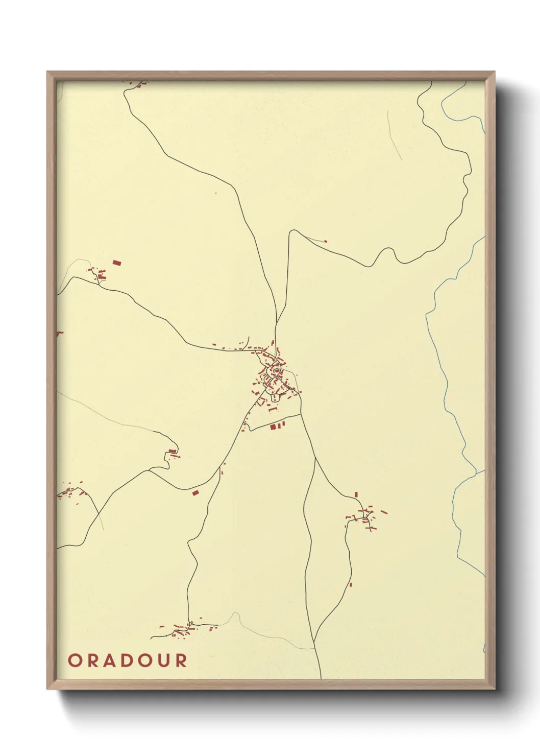 Un poster carteOradour