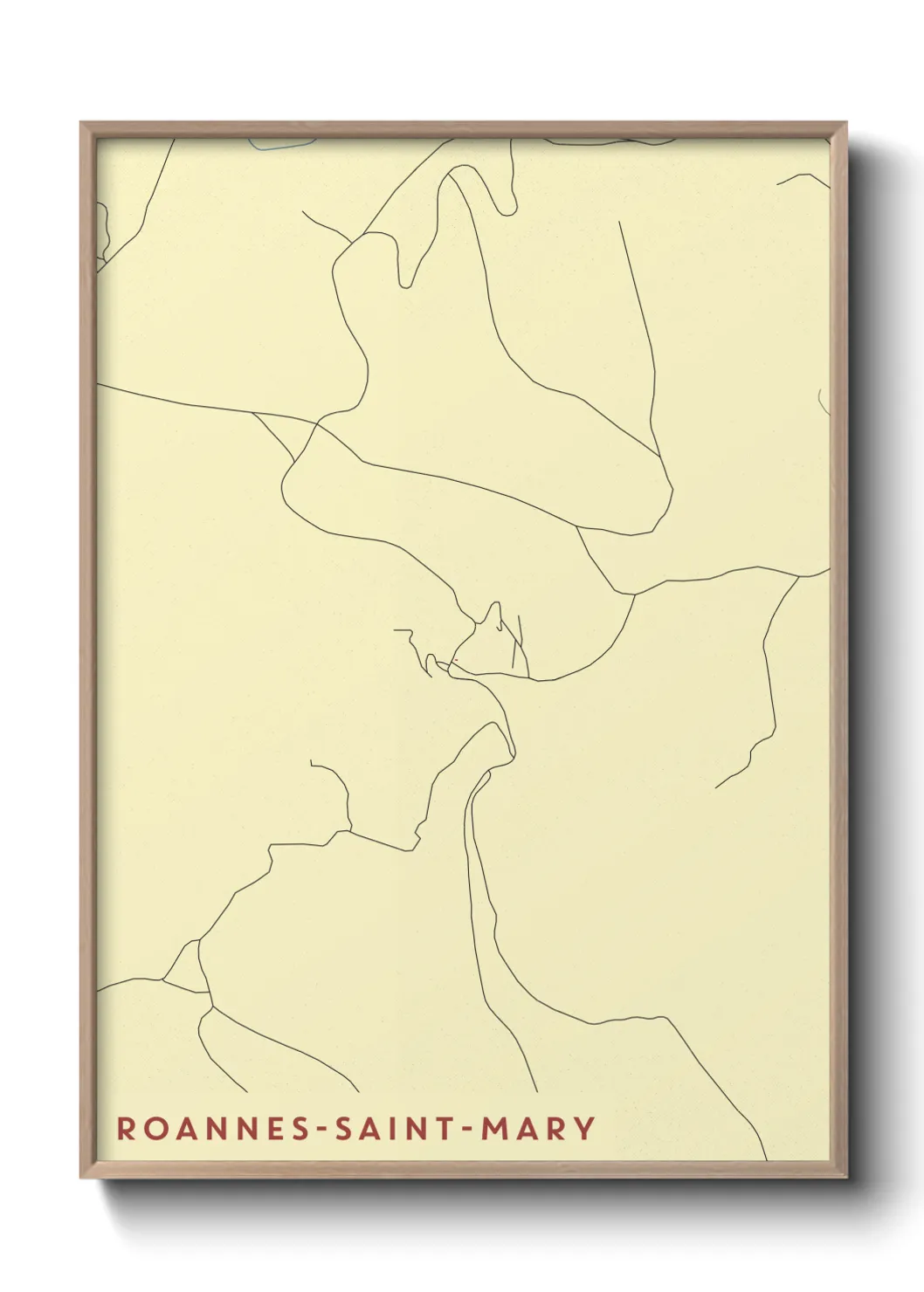 Un poster carteRoannes-Saint-Mary