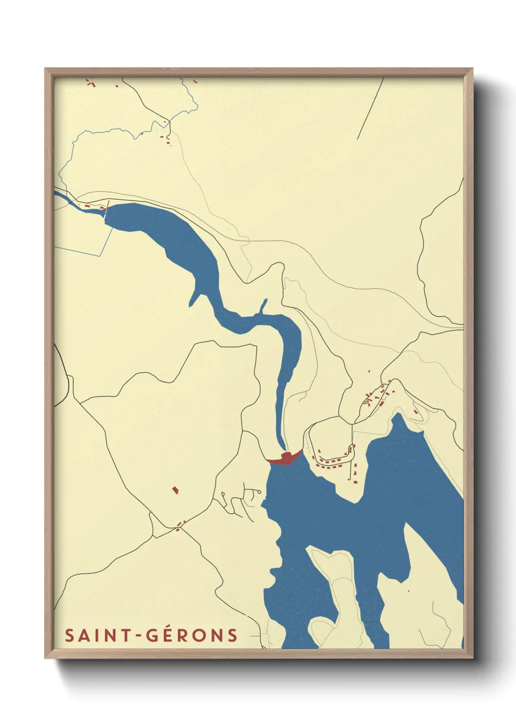 Un poster carteSaint-Gérons