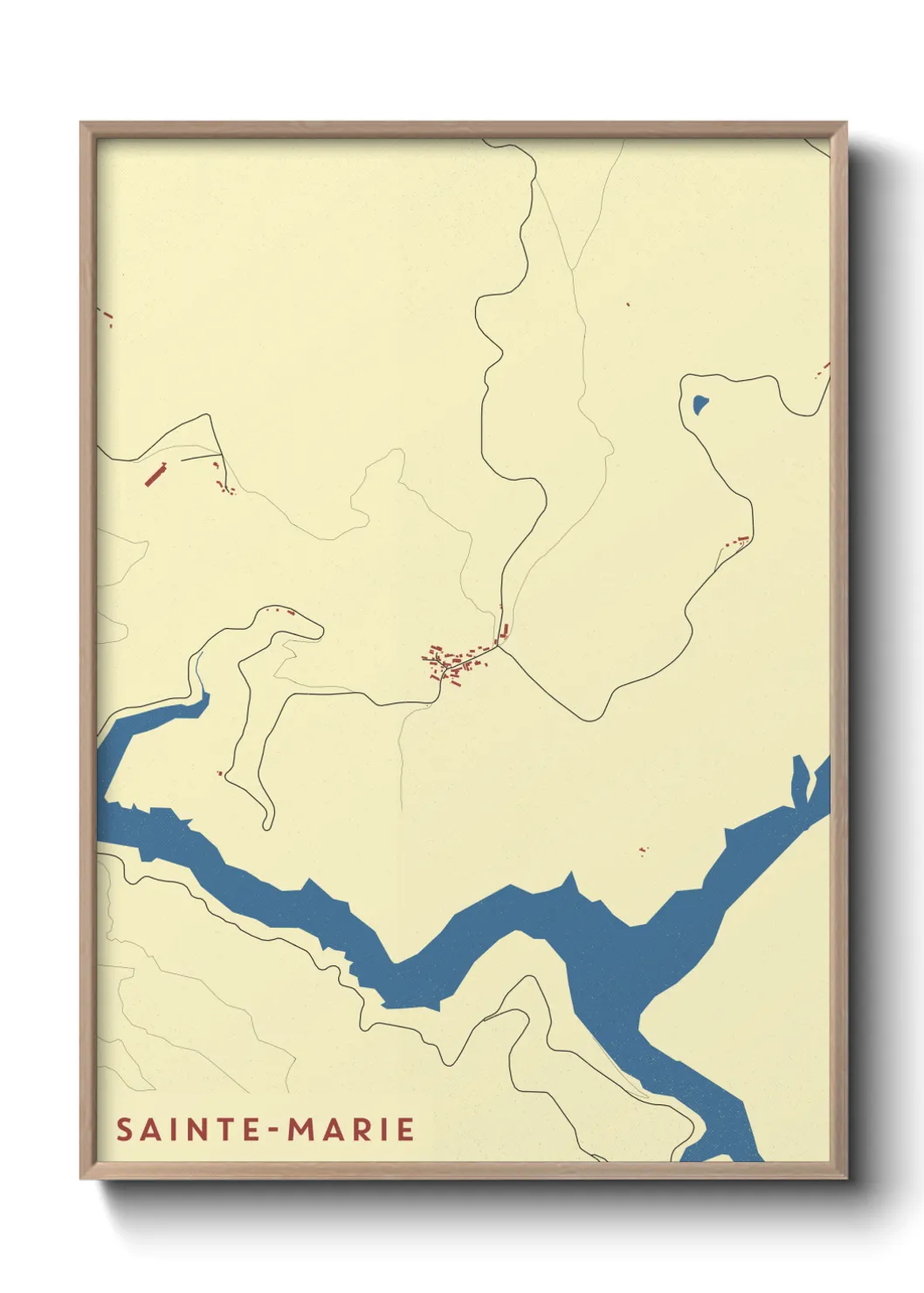 Un poster carteSainte-Marie