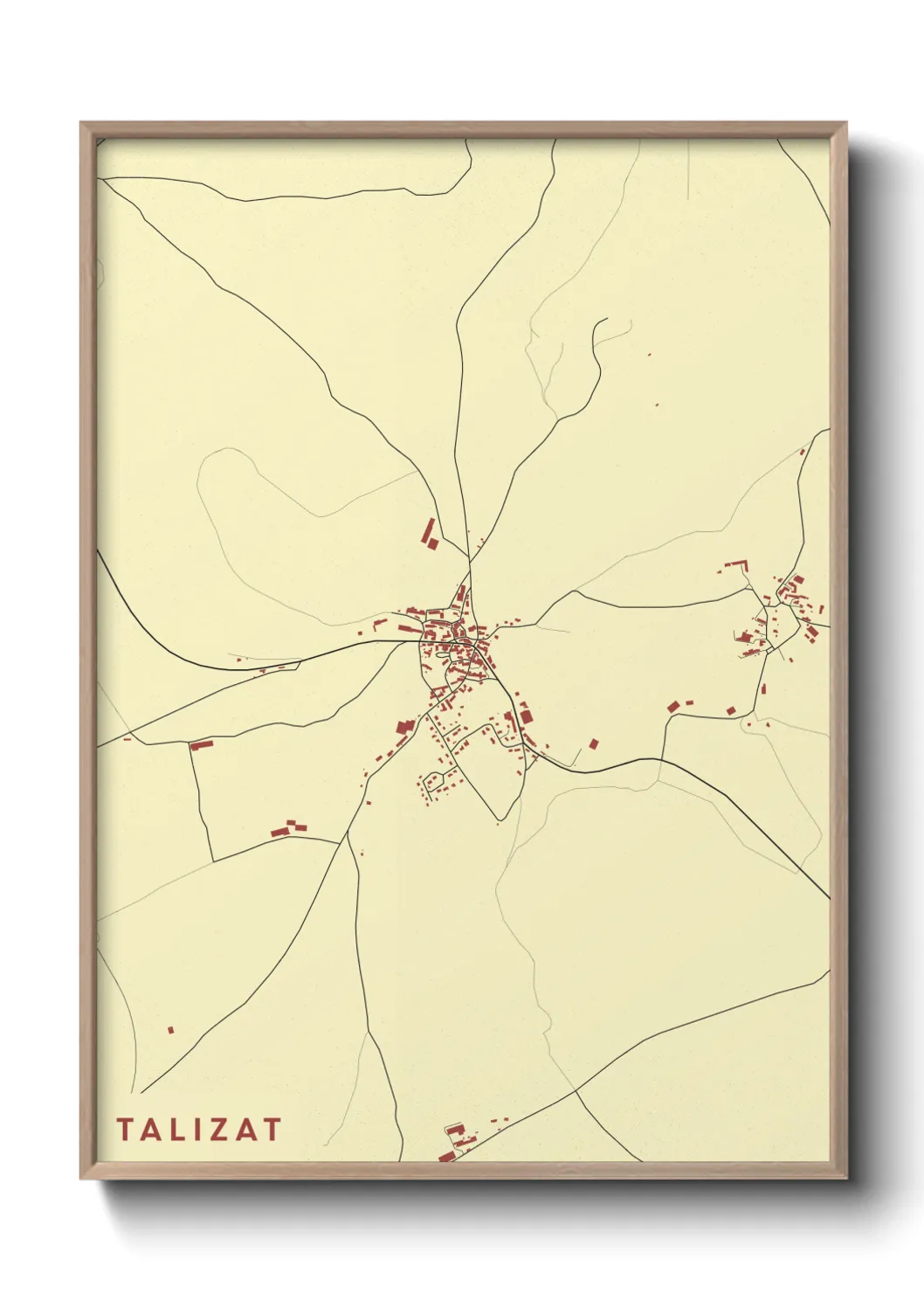 Un poster carteTalizat