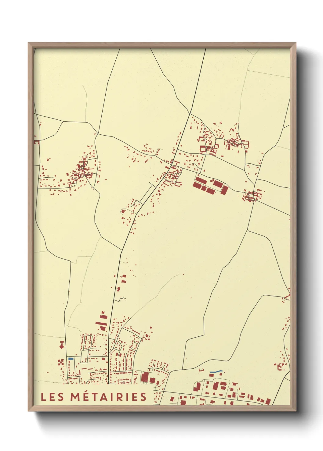 Un poster carteLes Métairies