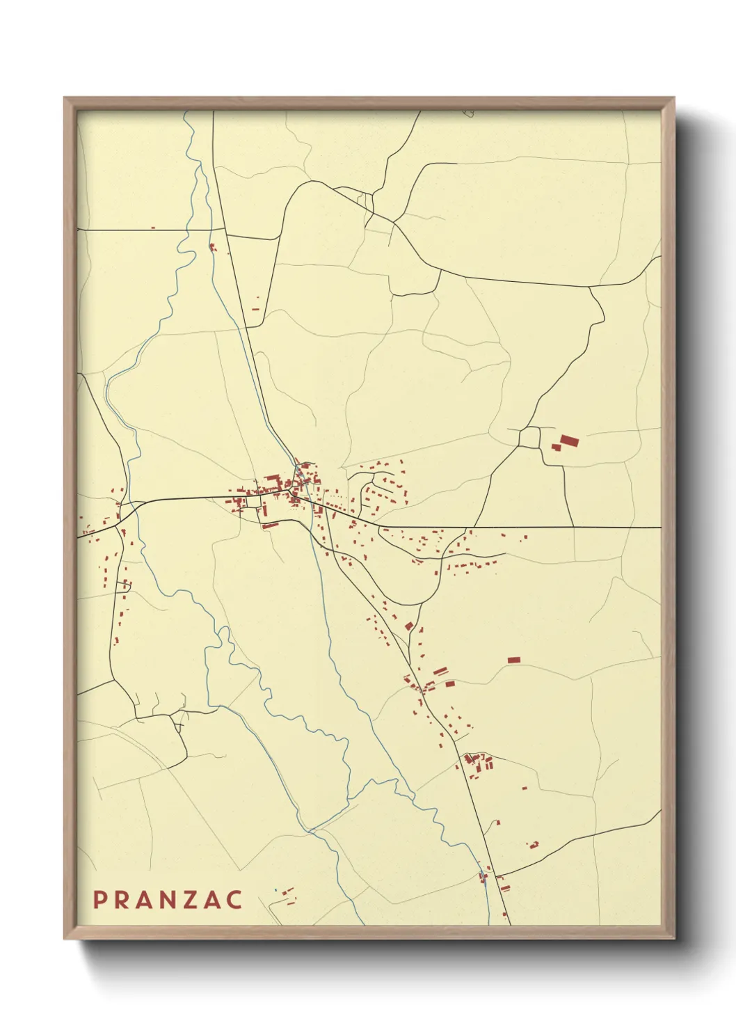 Un poster cartePranzac