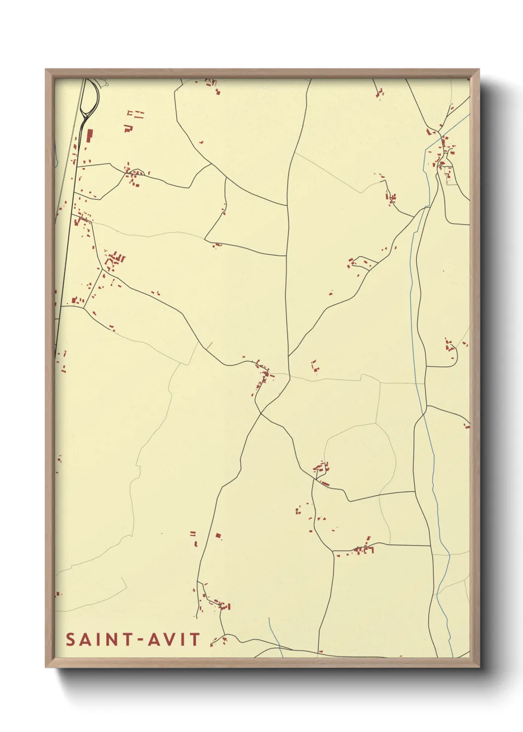 Un poster carteSaint-Avit