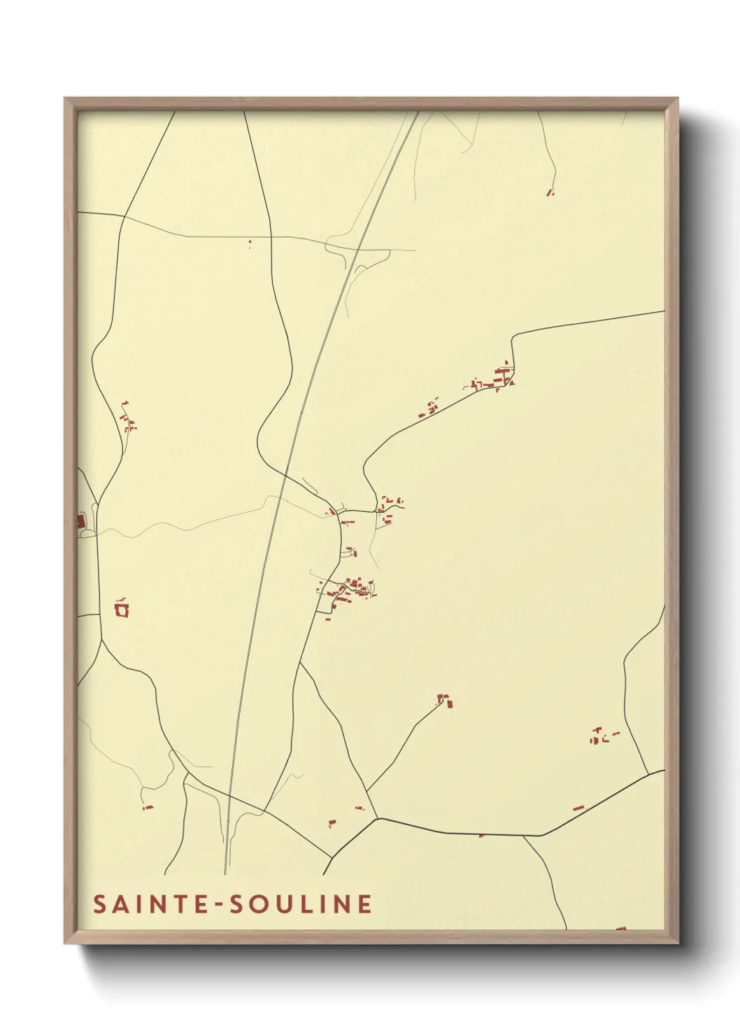 Un poster carteSainte-Souline