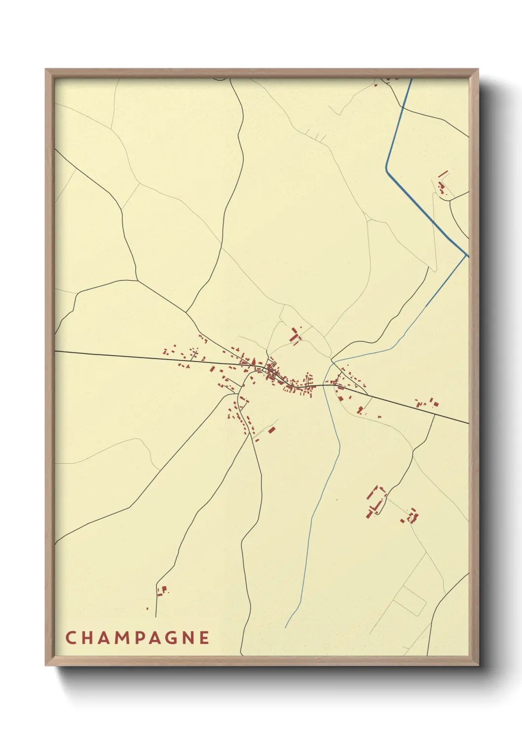 Un poster carteChampagne