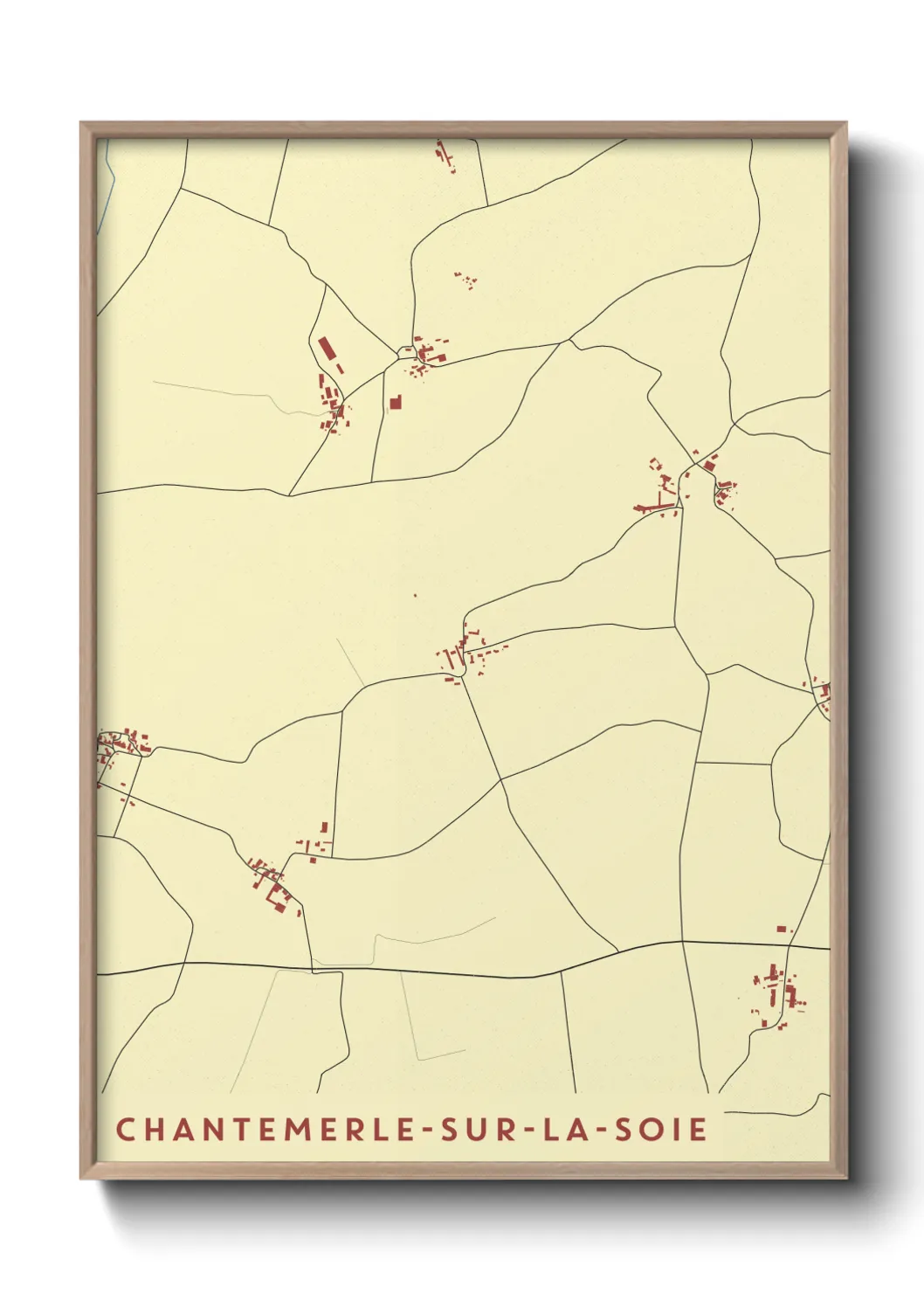 Un poster carteChantemerle-sur-la-Soie