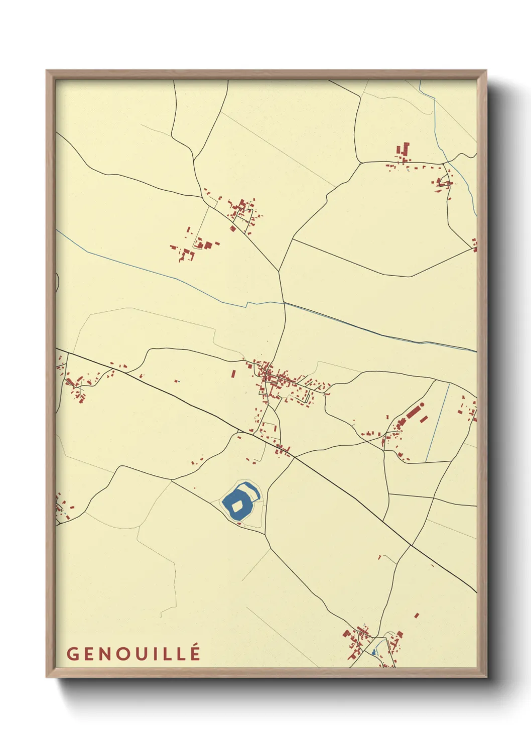 Un poster carteGenouillé