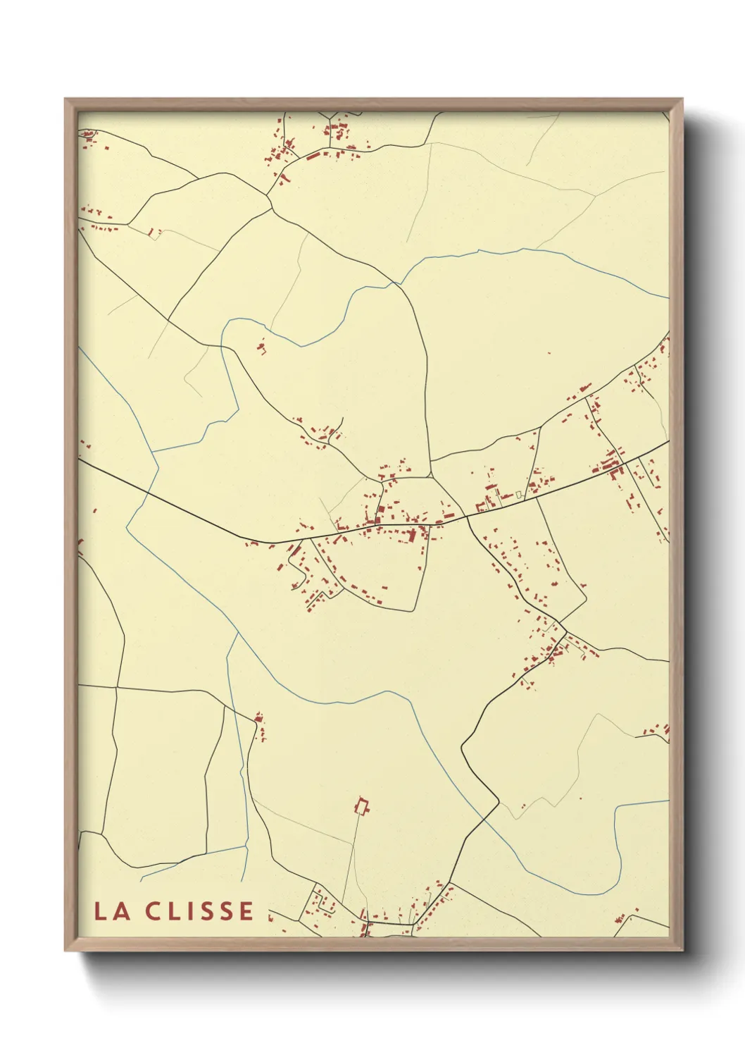 Une affiche de carte sur La Clisse