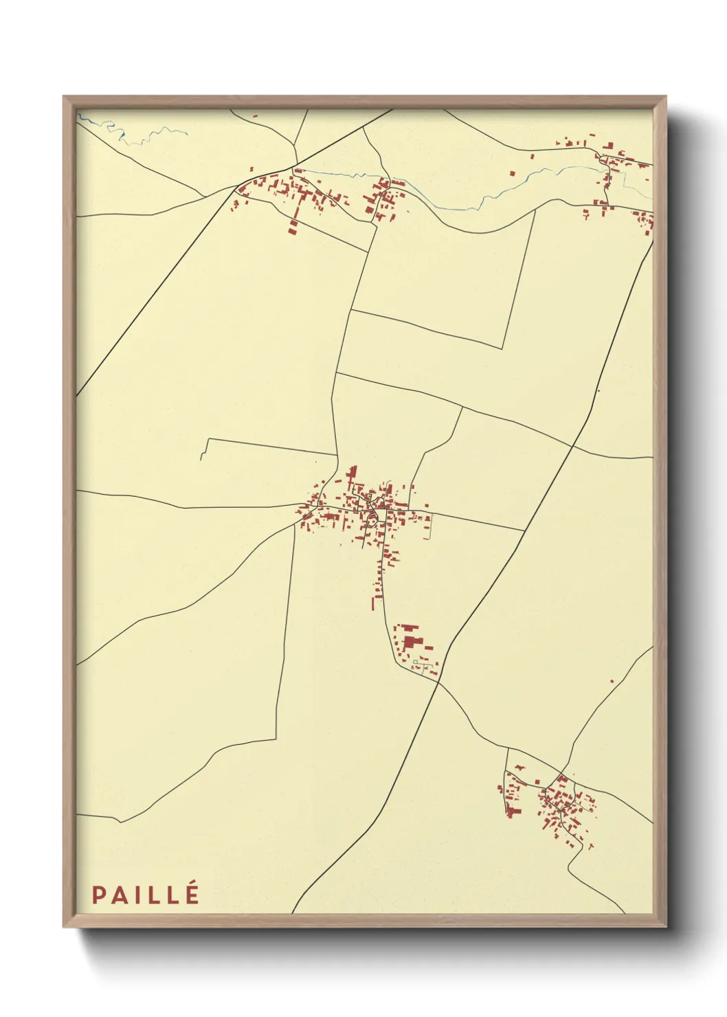 Un poster cartePaillé