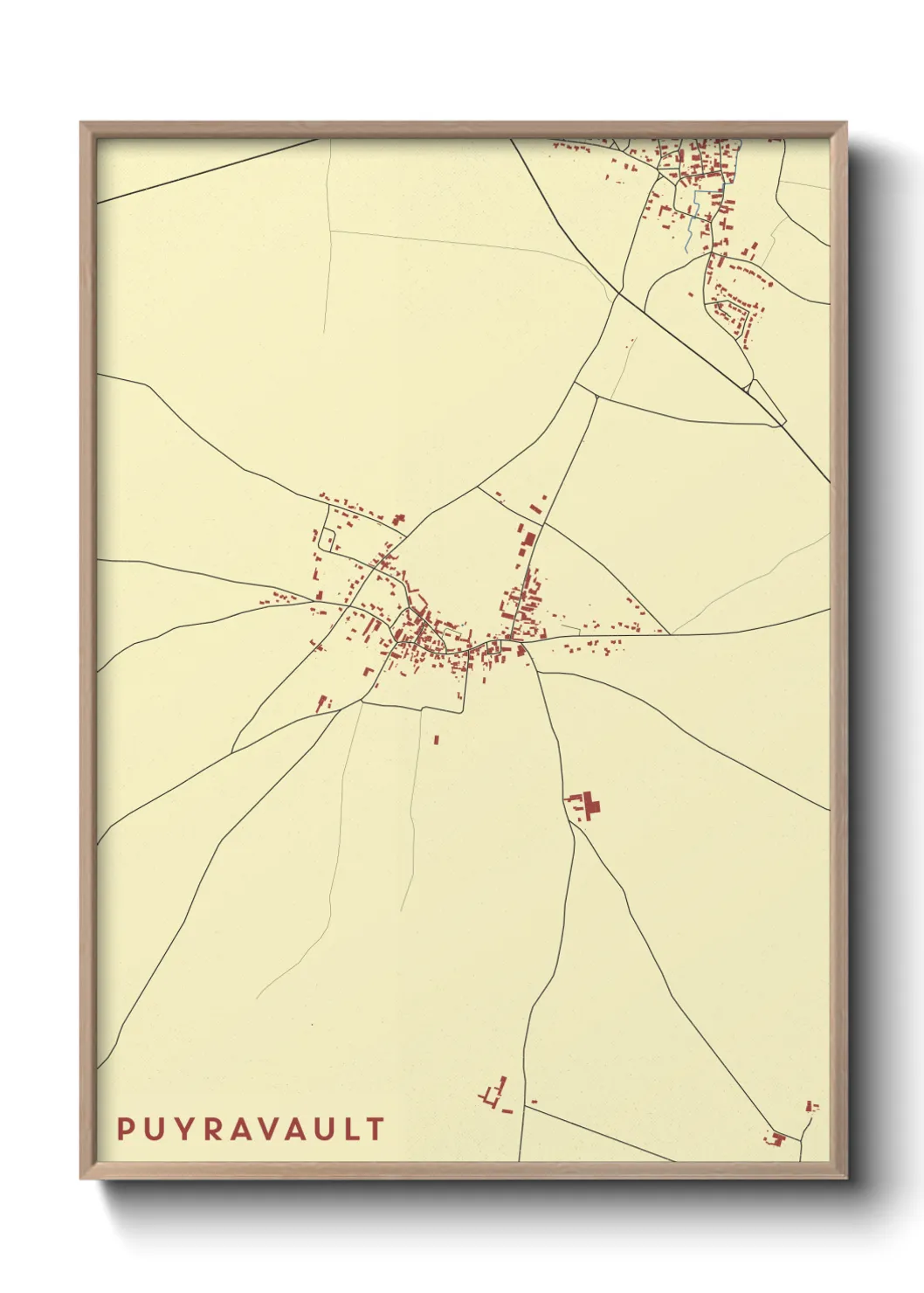 Un poster cartePuyravault