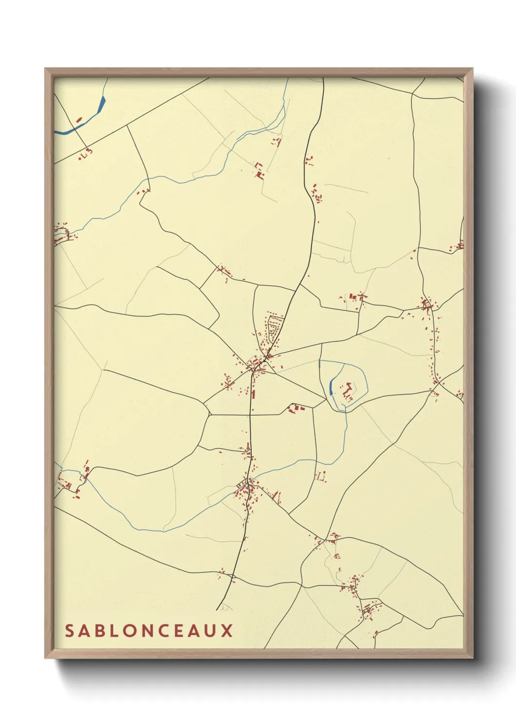 Un poster carteSablonceaux