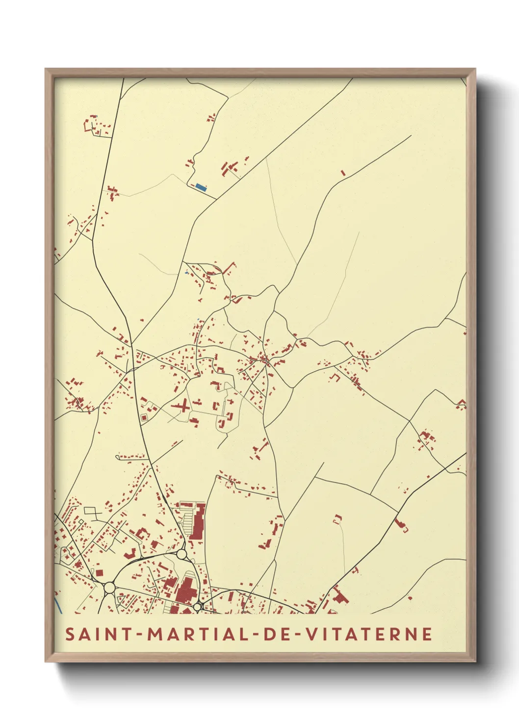 Un poster carteSaint-Martial-de-Vitaterne