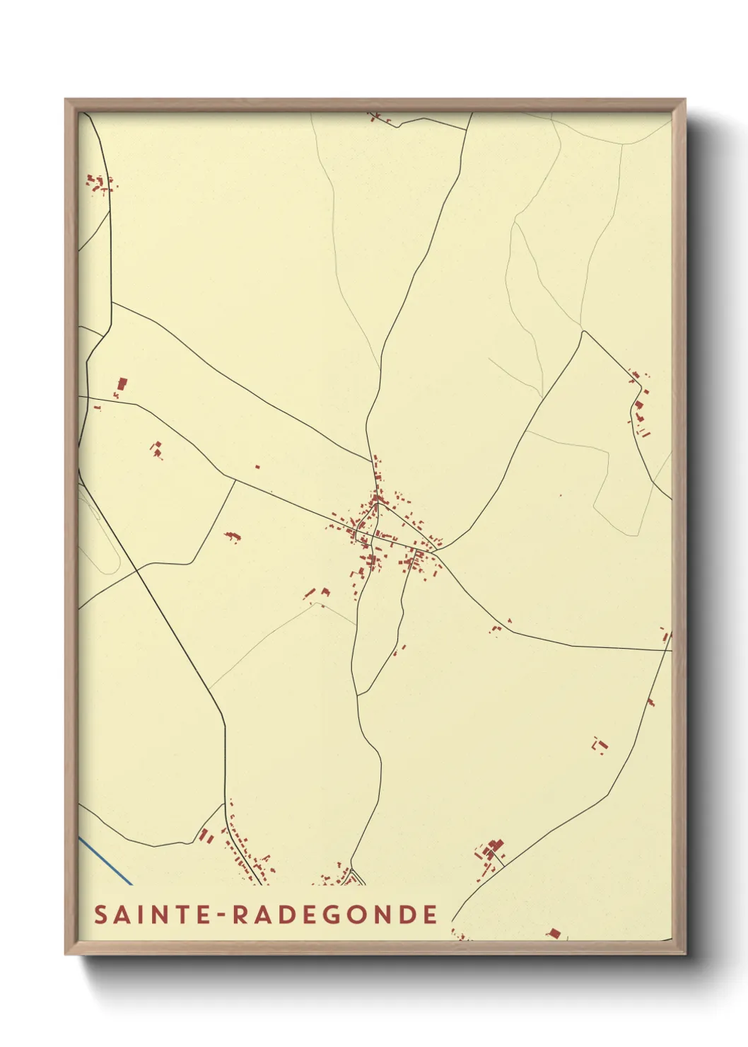 Un poster carteSainte-Radegonde