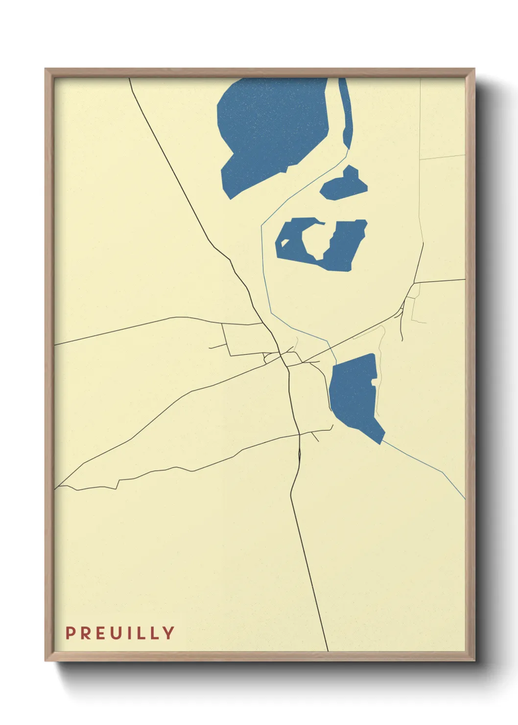 Un poster cartePreuilly