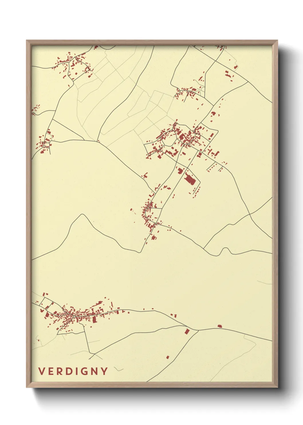 Un poster carteVerdigny