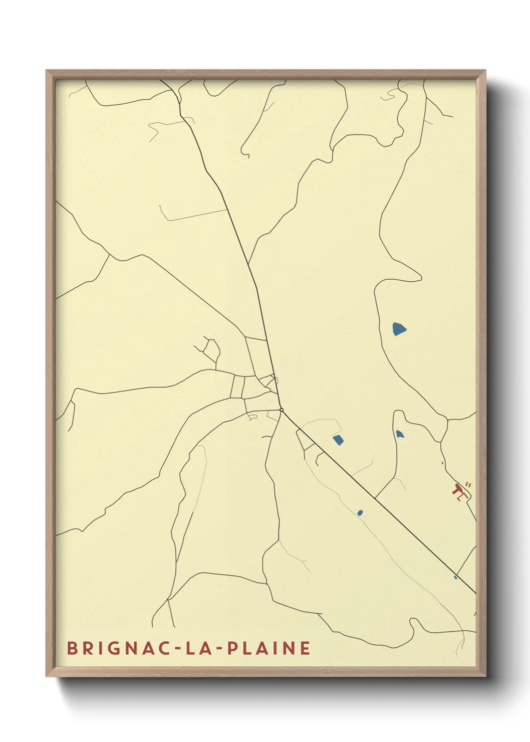 Un poster carteBrignac-la-Plaine