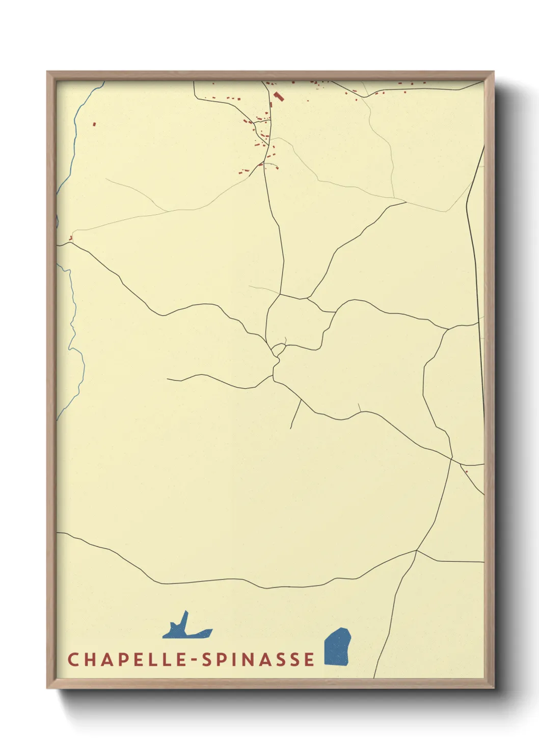 Un poster carteChapelle-Spinasse