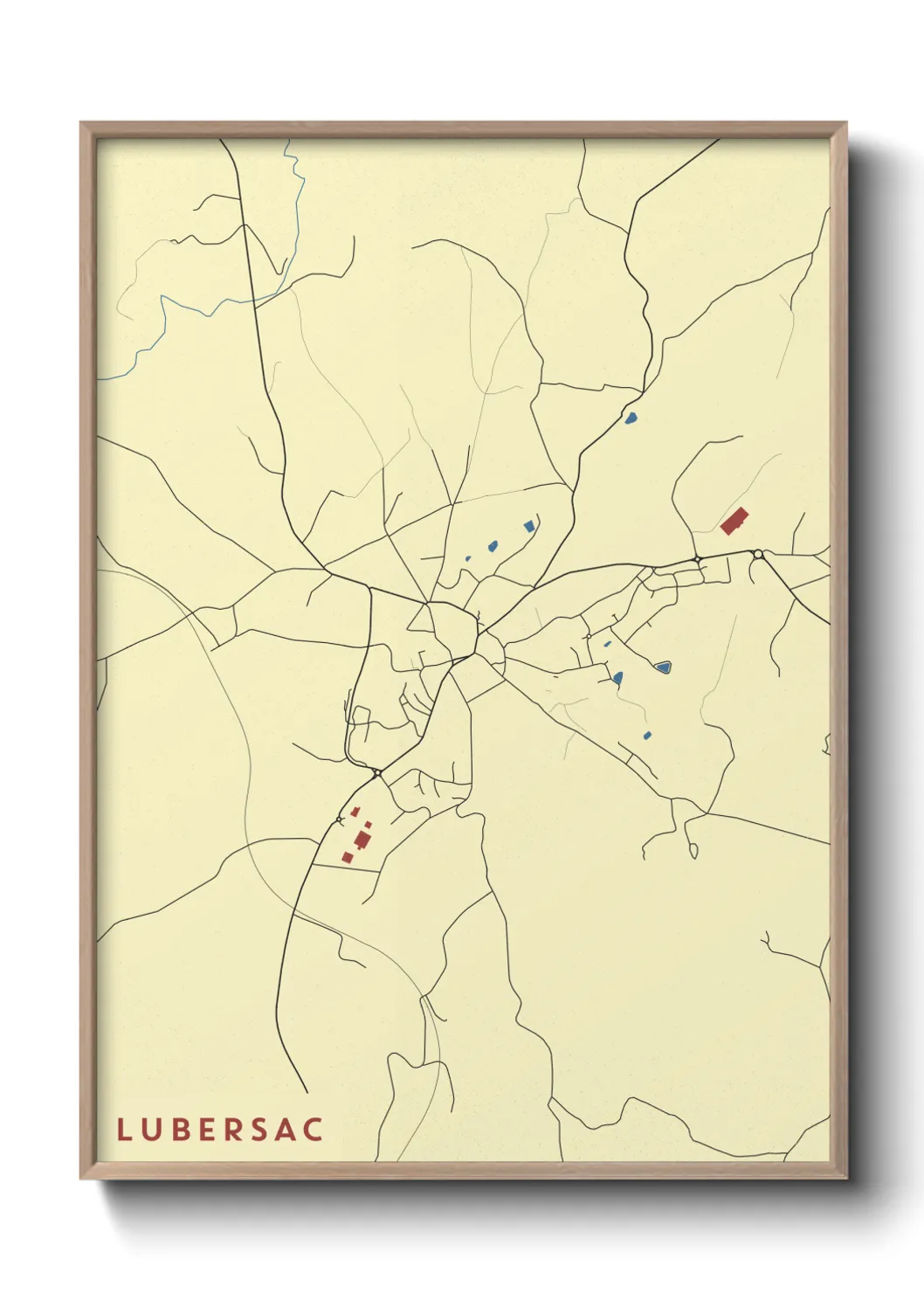 Un poster carteLubersac