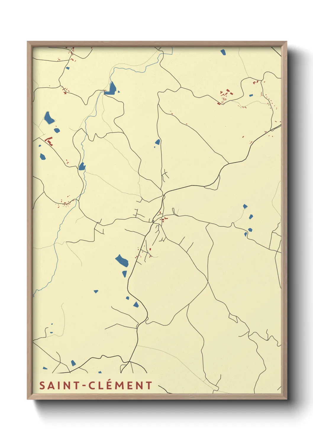 Un poster carteSaint-Clément